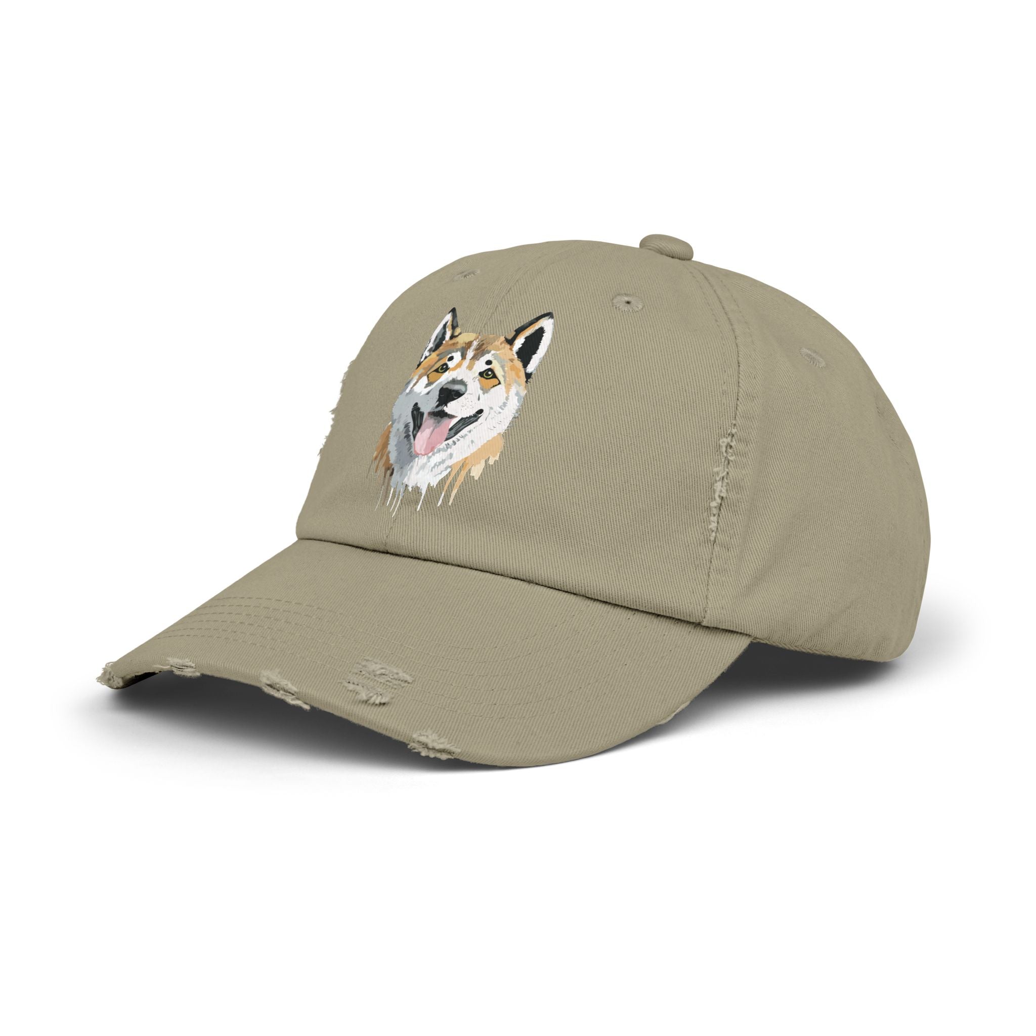 Akita #2 Distressed Cap