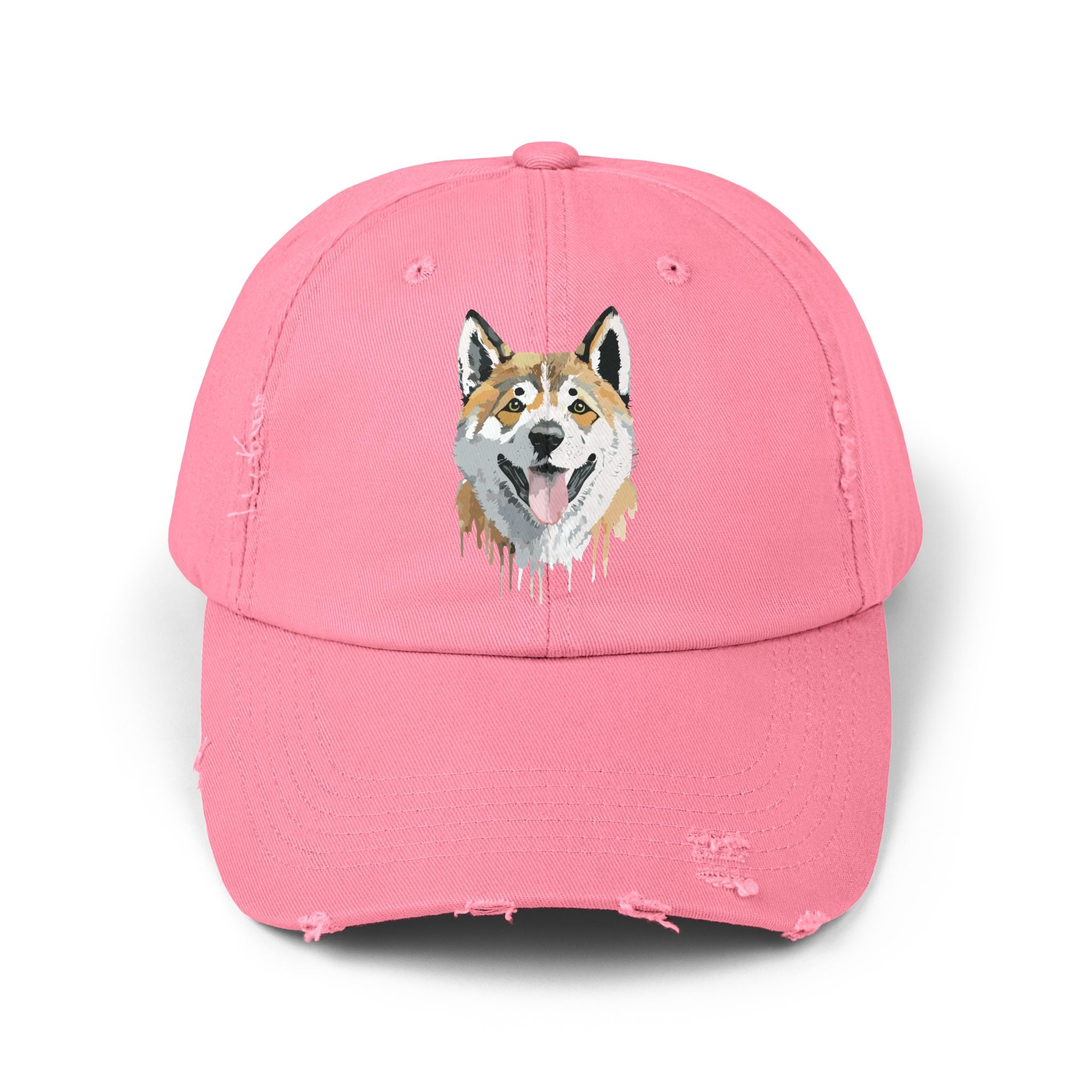 Akita #2 Distressed Cap