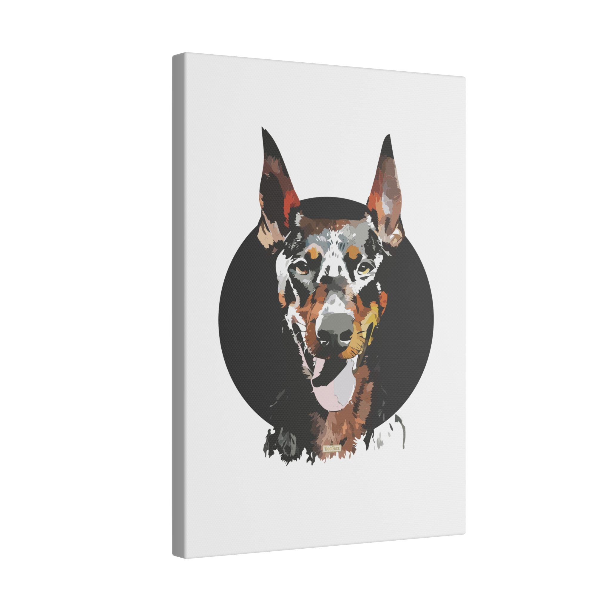 Doberman Pinscher #1 Giclée Print on Canvas