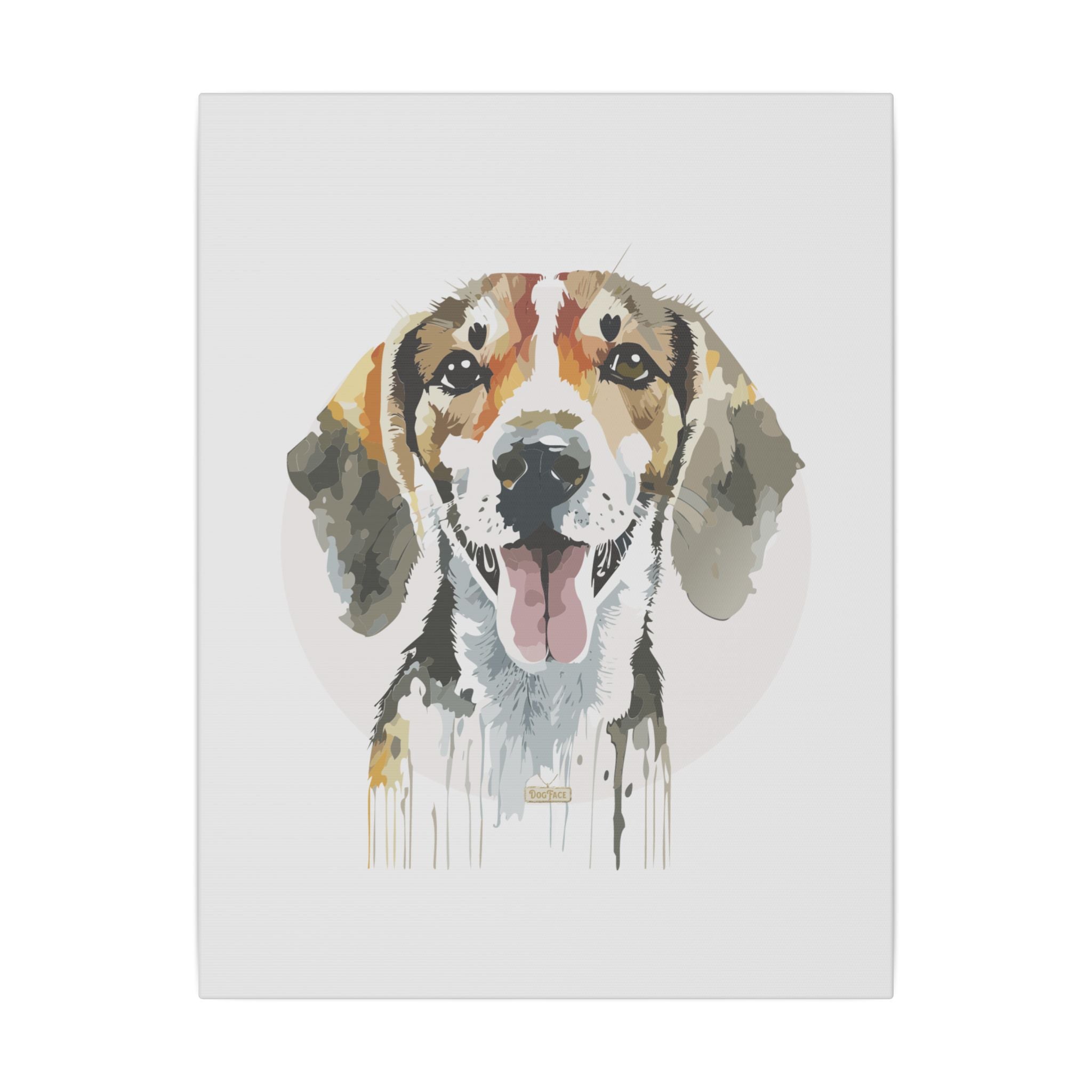 Beagle #2 Giclée Print on Canvas