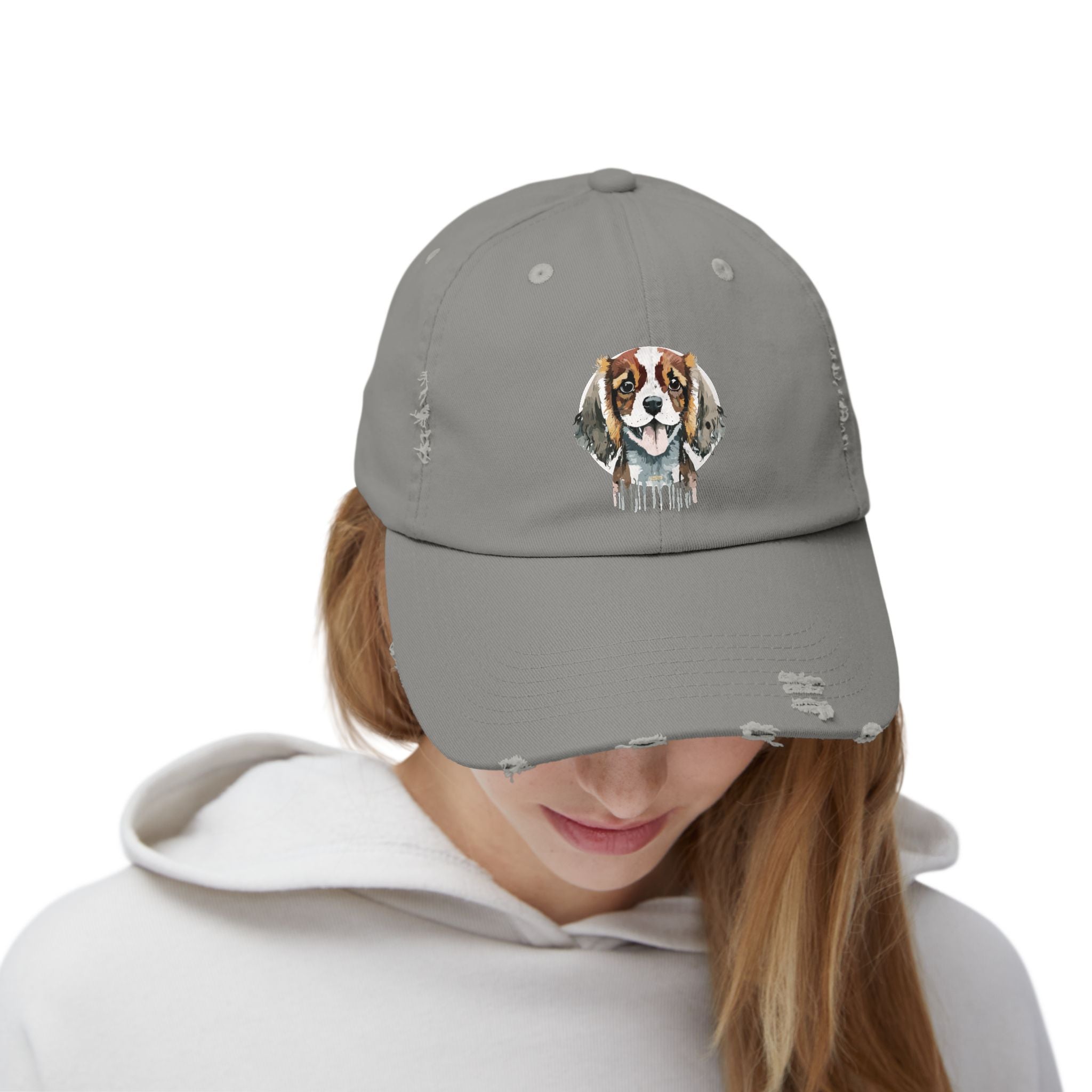 Cavalier King Charles #2 Distressed Cap