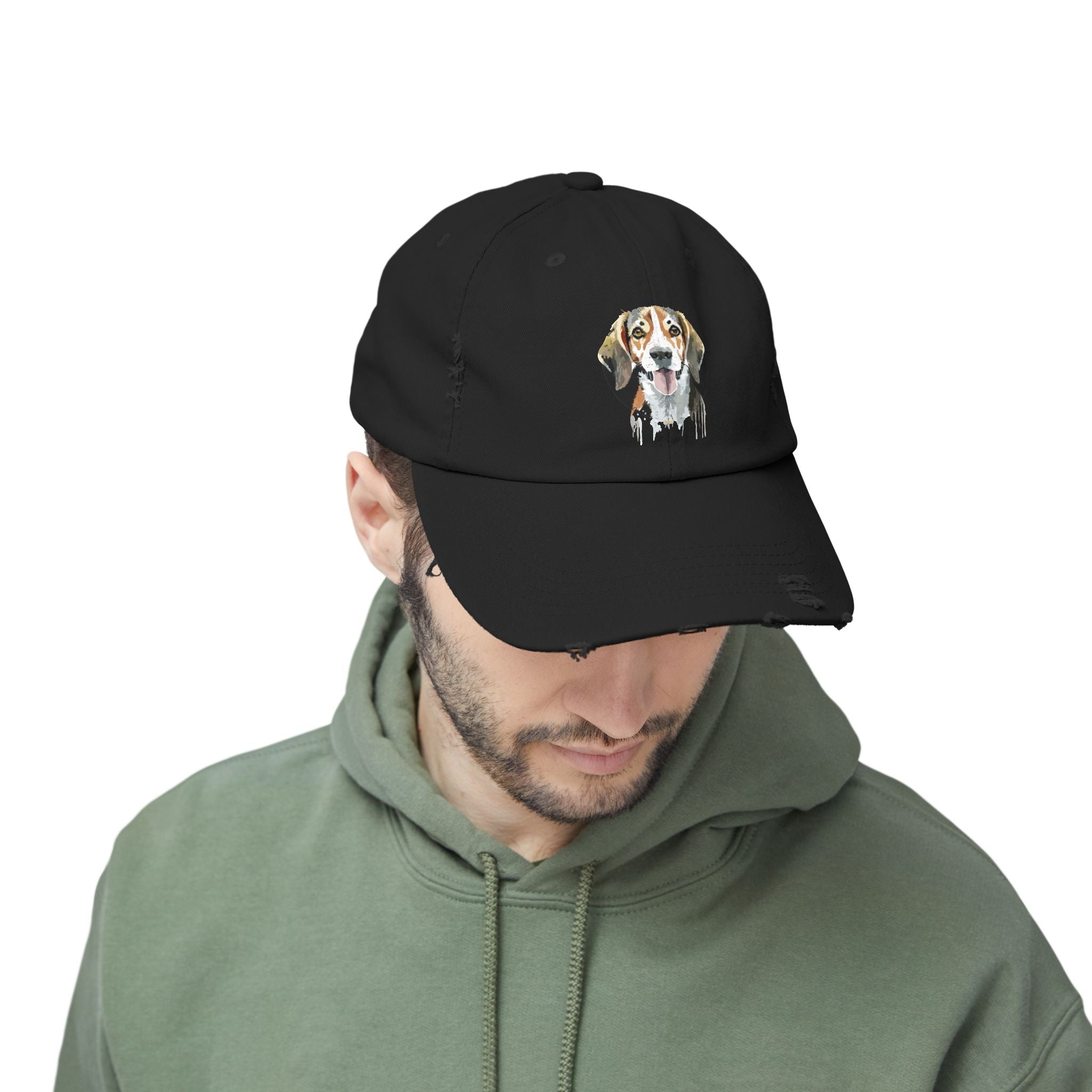 Beagle #1 Distressed Cap