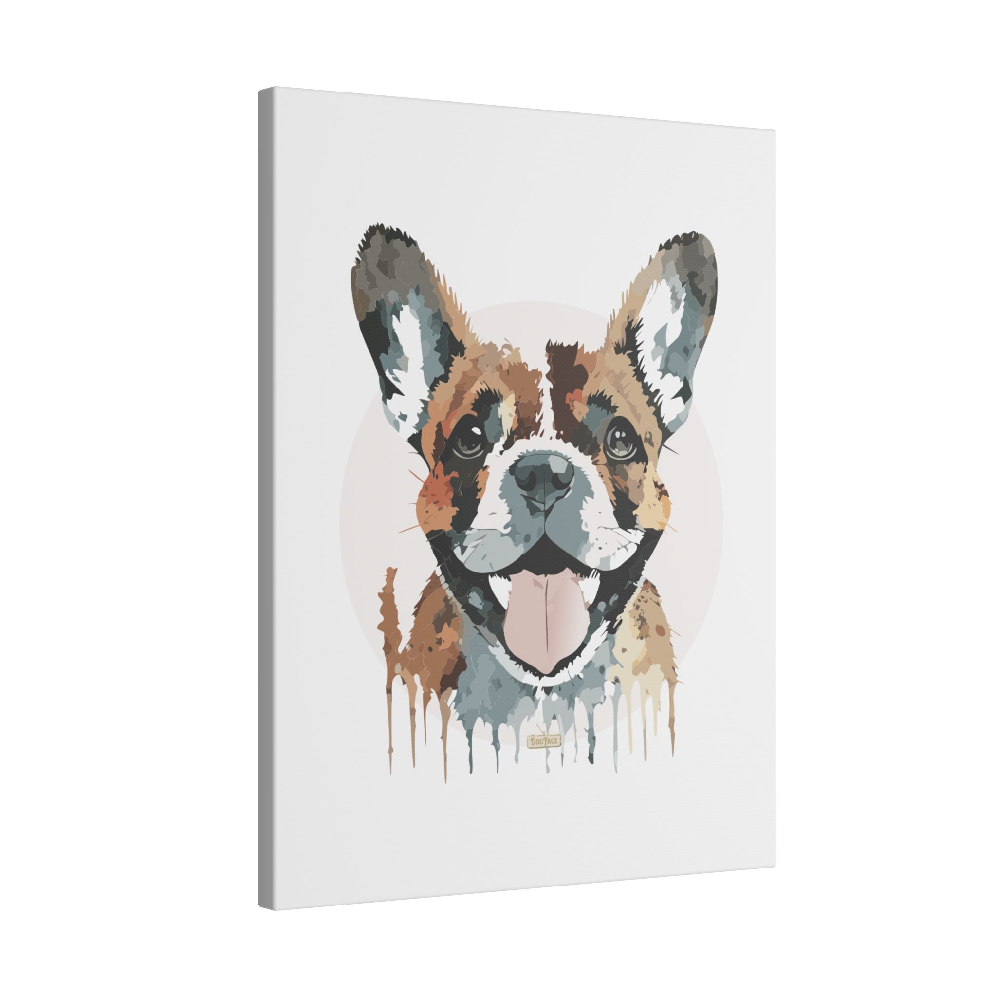 French Bulldog #1 Giclée Print on Canvas