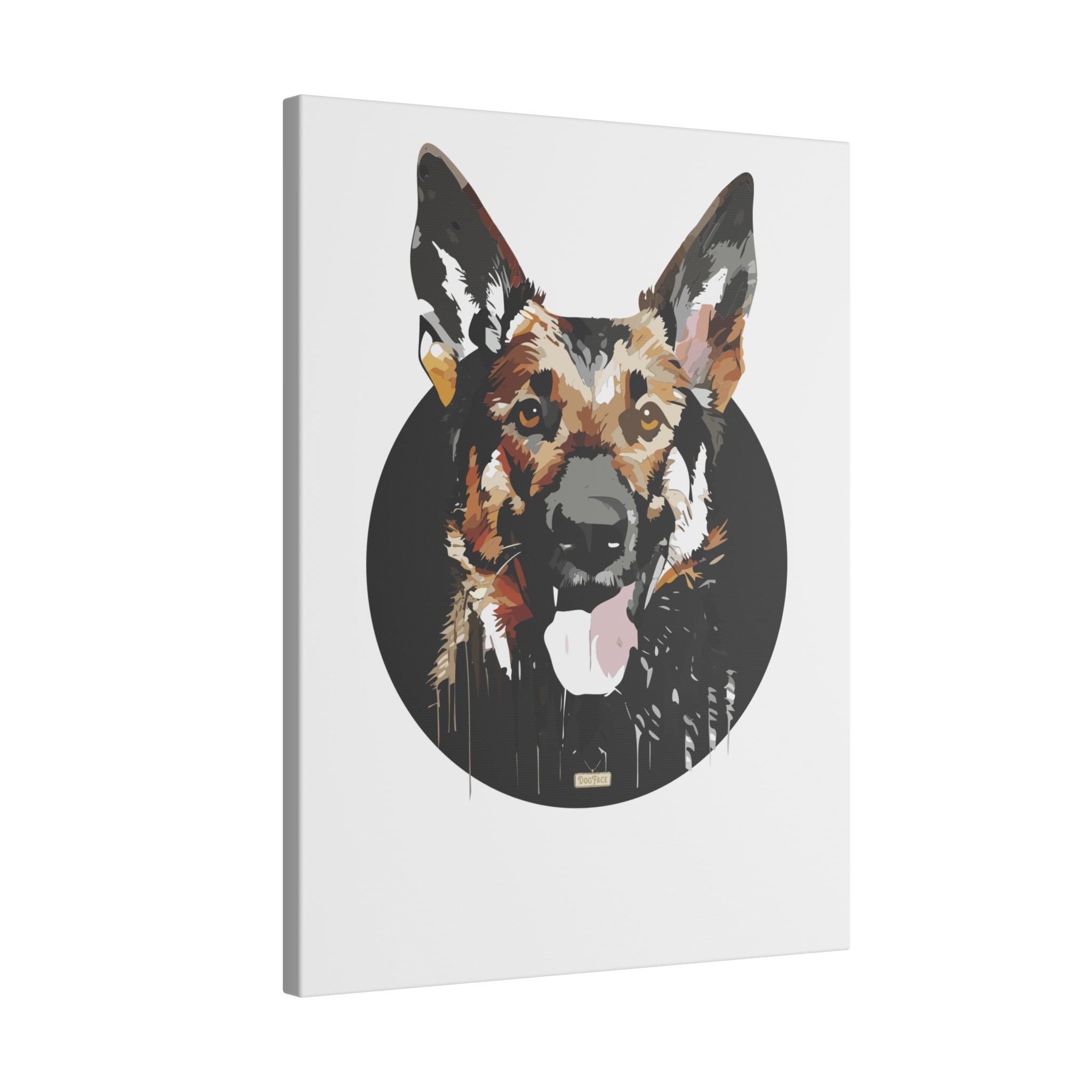 German Shepherd #2 Giclée Print on Canvas