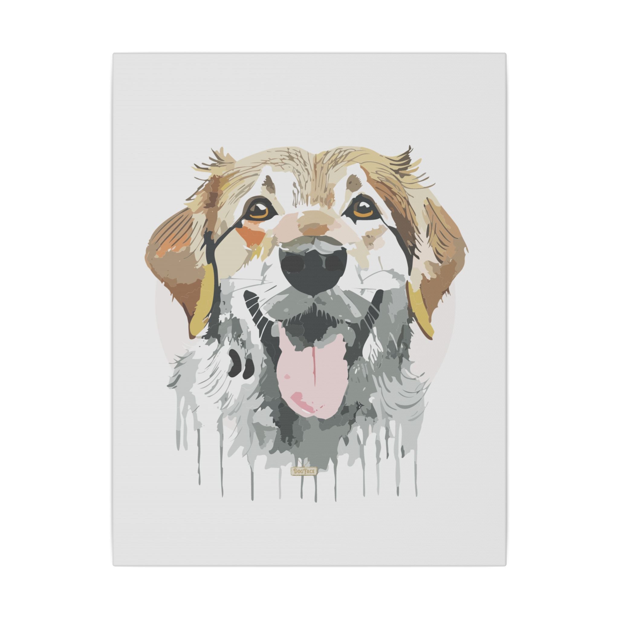 Golden Retriever #2 Giclée Print on Canvas