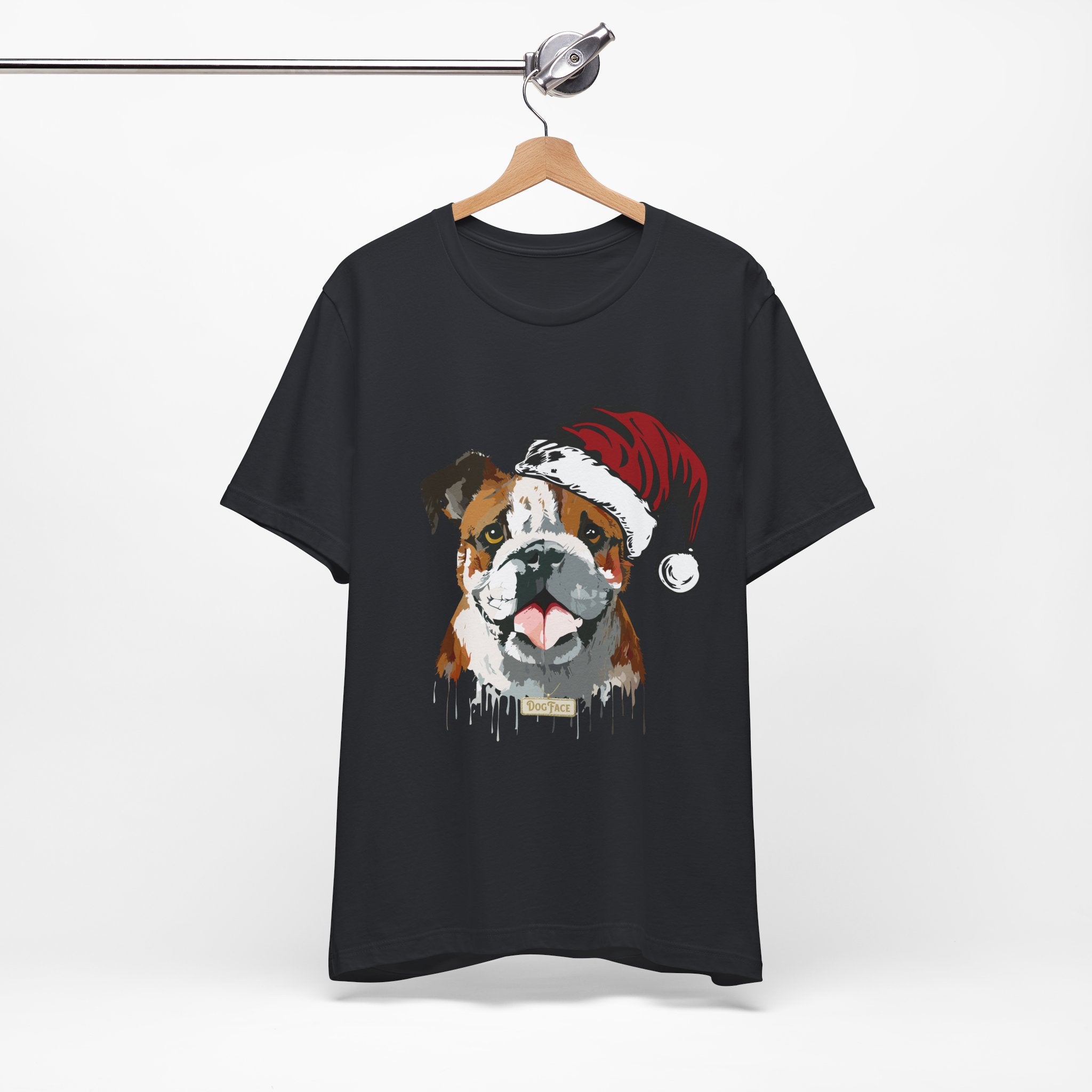 Santa English Bulldog #1 T-Shirt