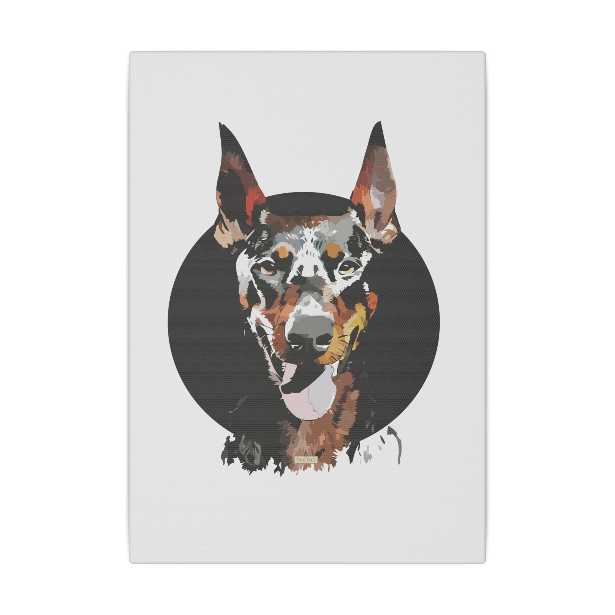 Doberman Pinscher #1 Giclée Print on Canvas