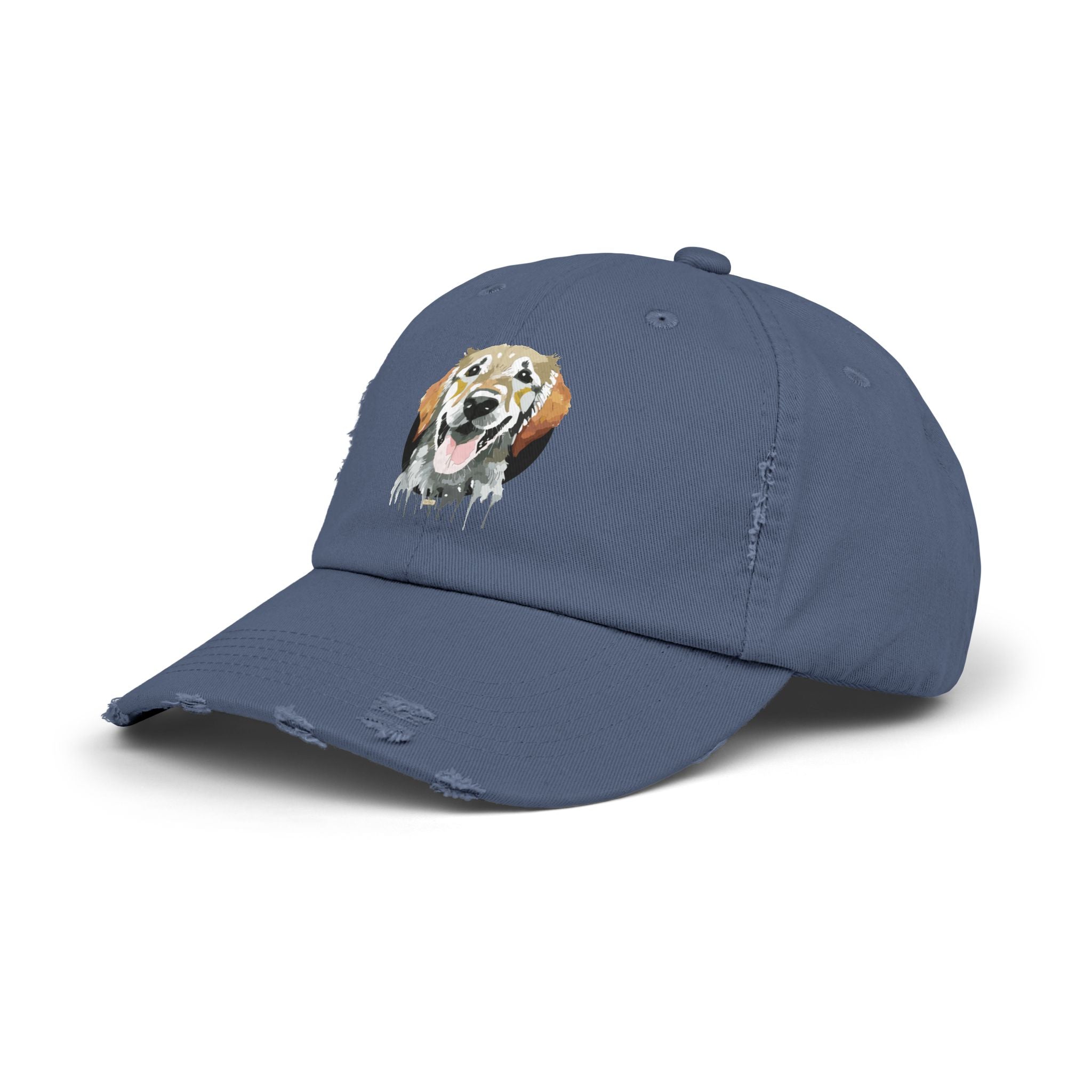 Golden Retriever #1 Distressed Cap