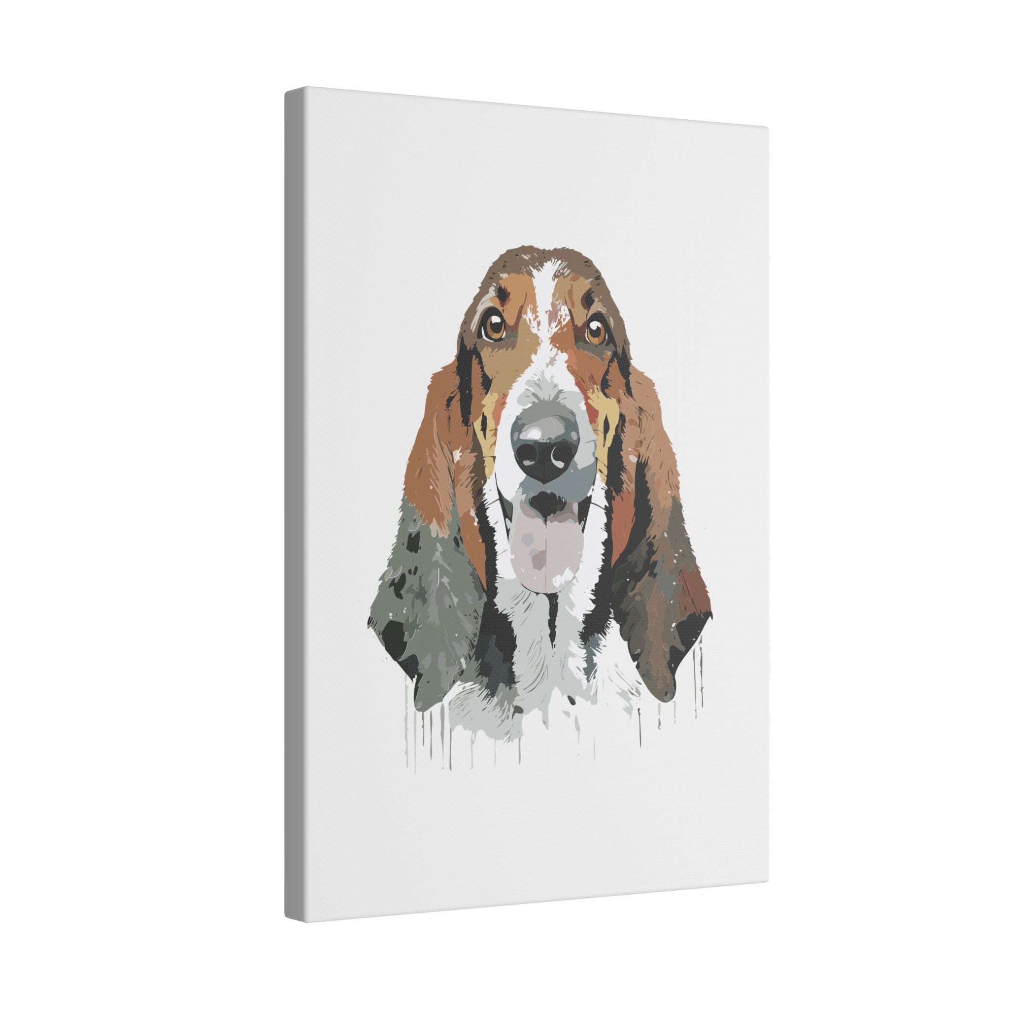 Basset Hound #2 Giclée Print on Canvas