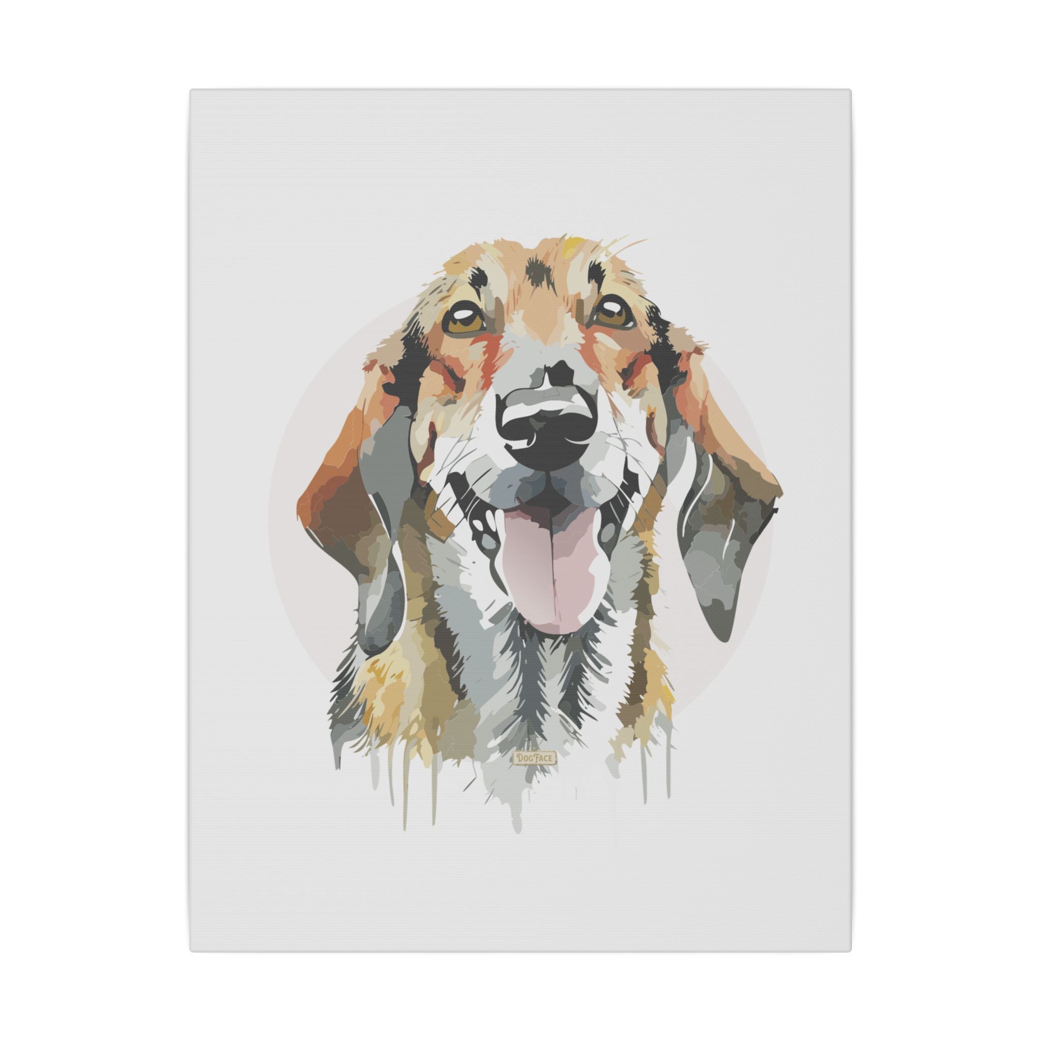 Bloodhound #2 Giclée Print on Canvas