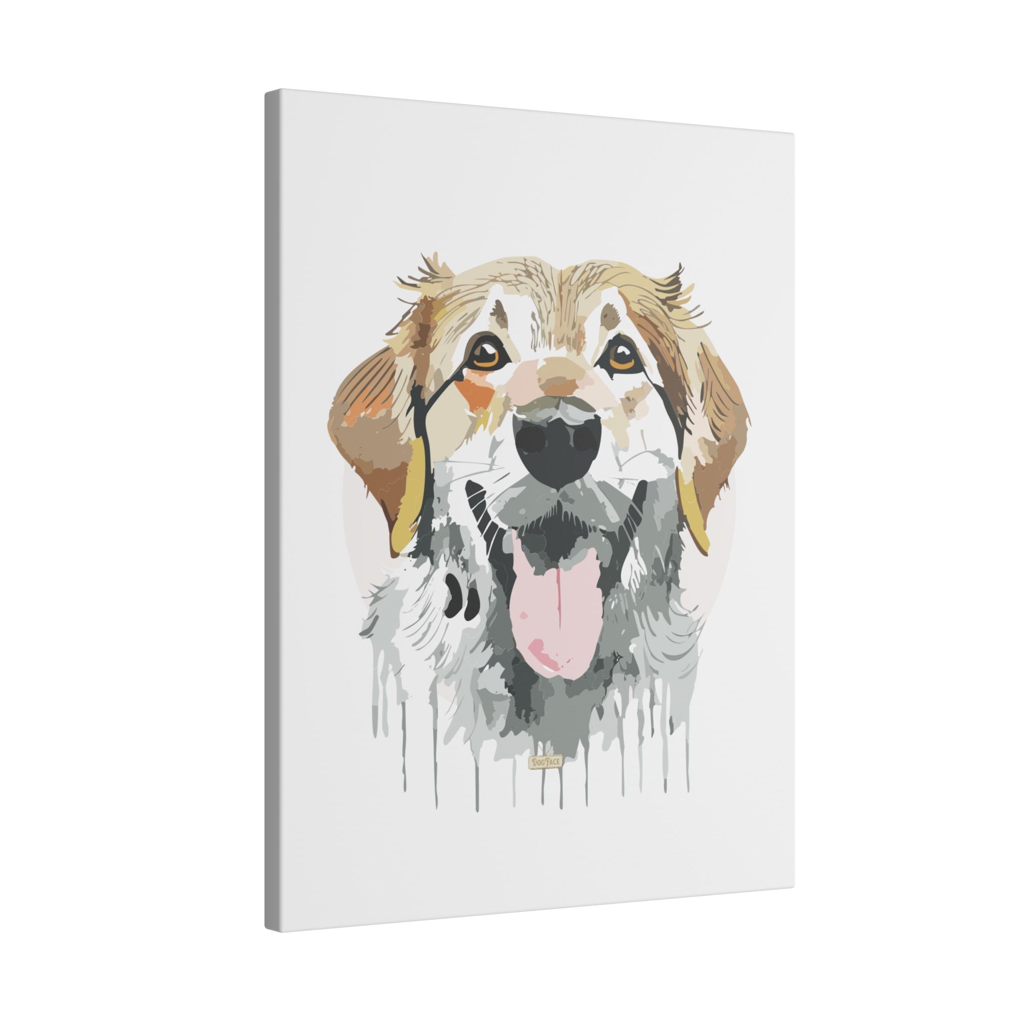 Golden Retriever #2 Giclée Print on Canvas