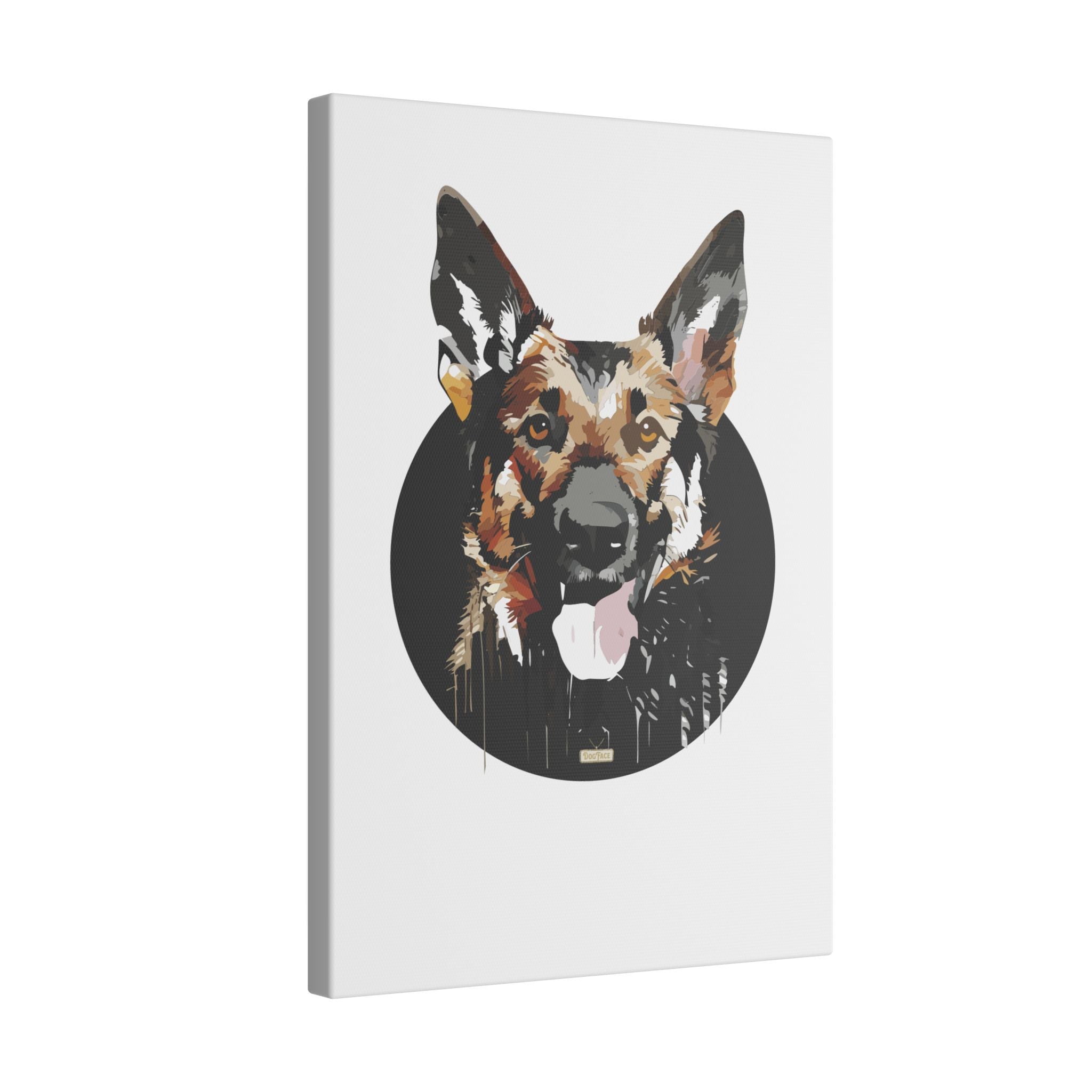 German Shepherd #2 Giclée Print on Canvas