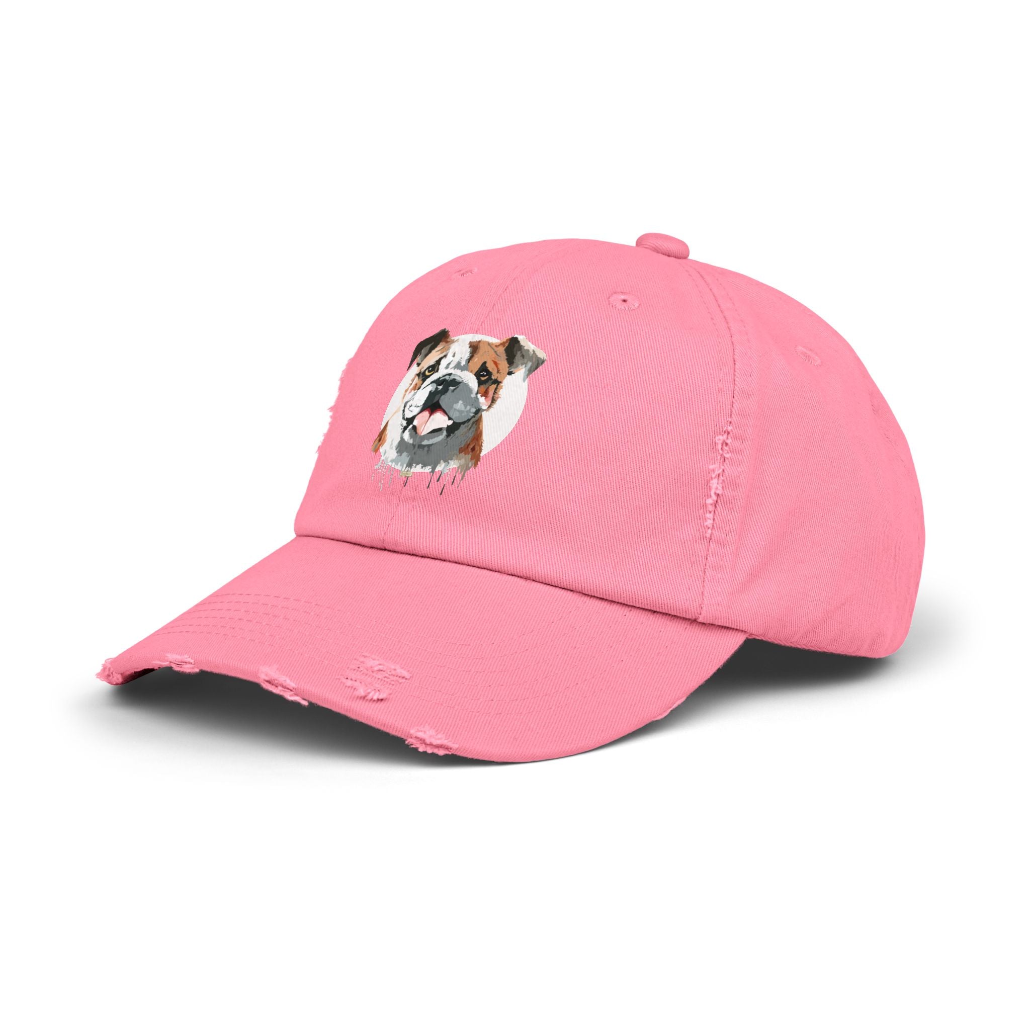 English Bulldog #1 Distressed Cap