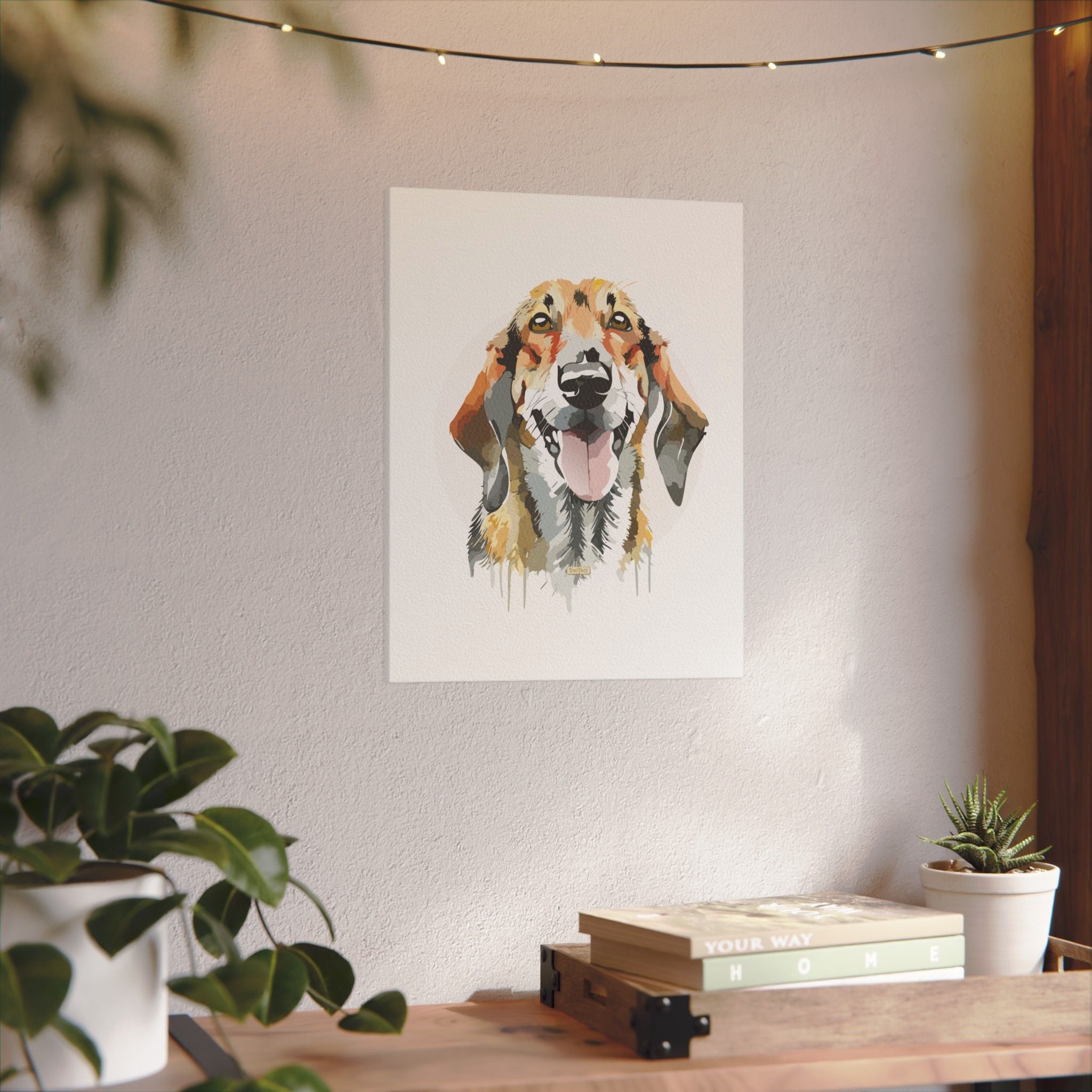 Bloodhound #2 Giclée Print on Canvas