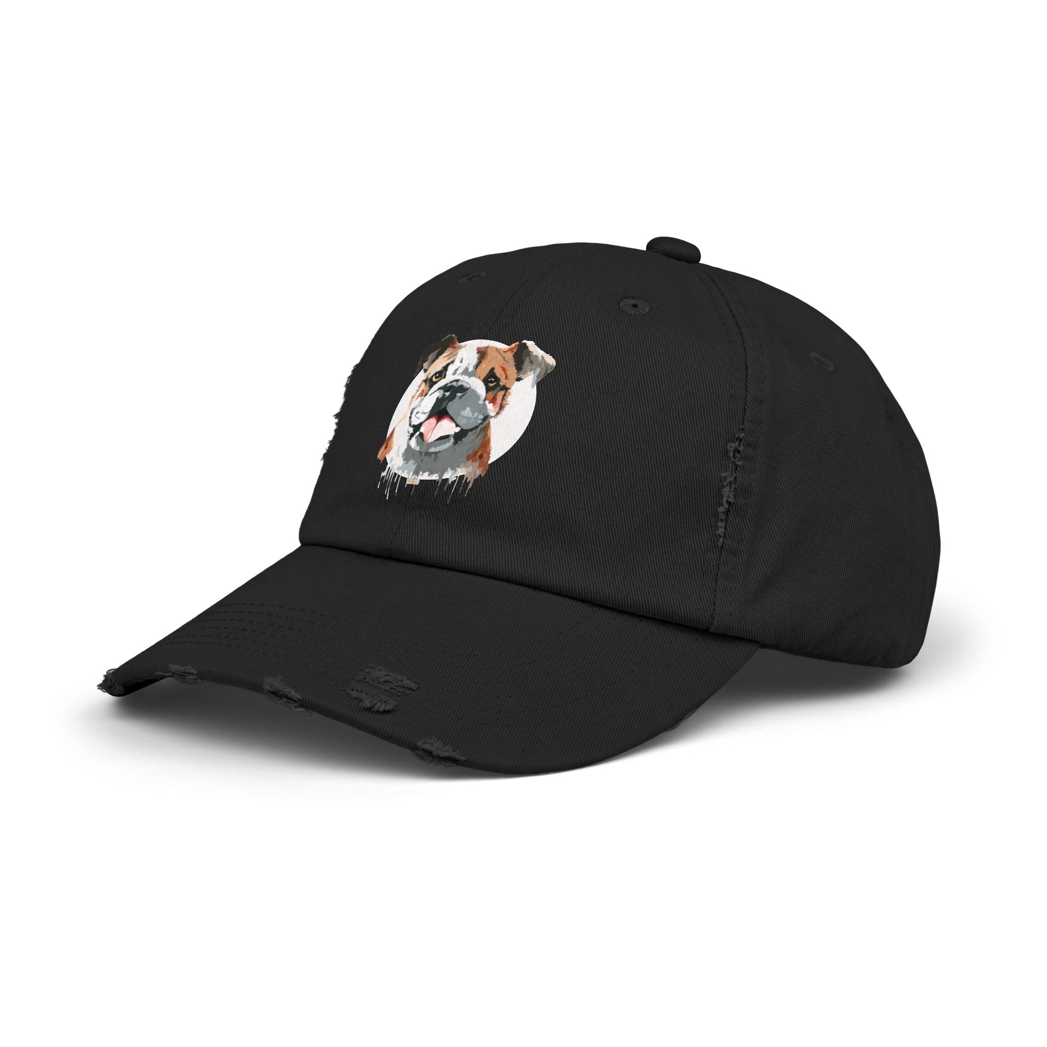 English Bulldog #1 Distressed Cap