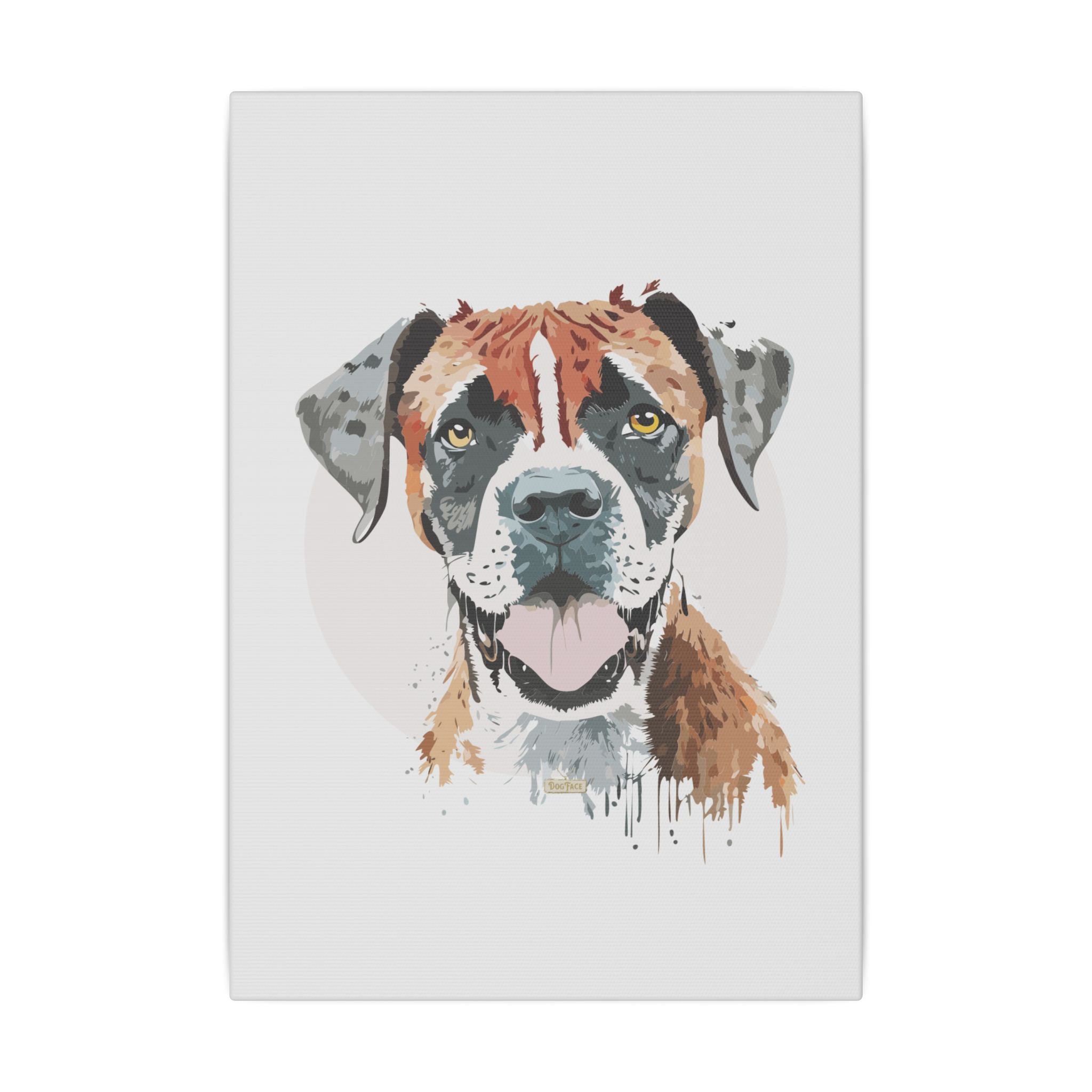 Boxer #1 Giclée Print on Canvas