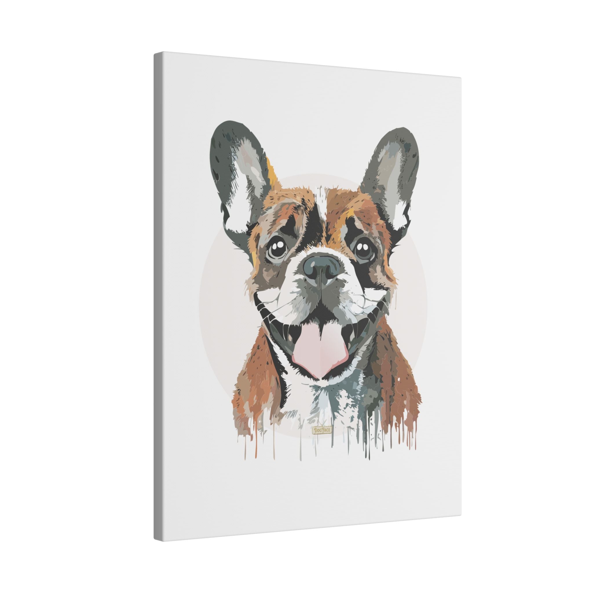 French Bulldog #2 Giclée Print on Canvas