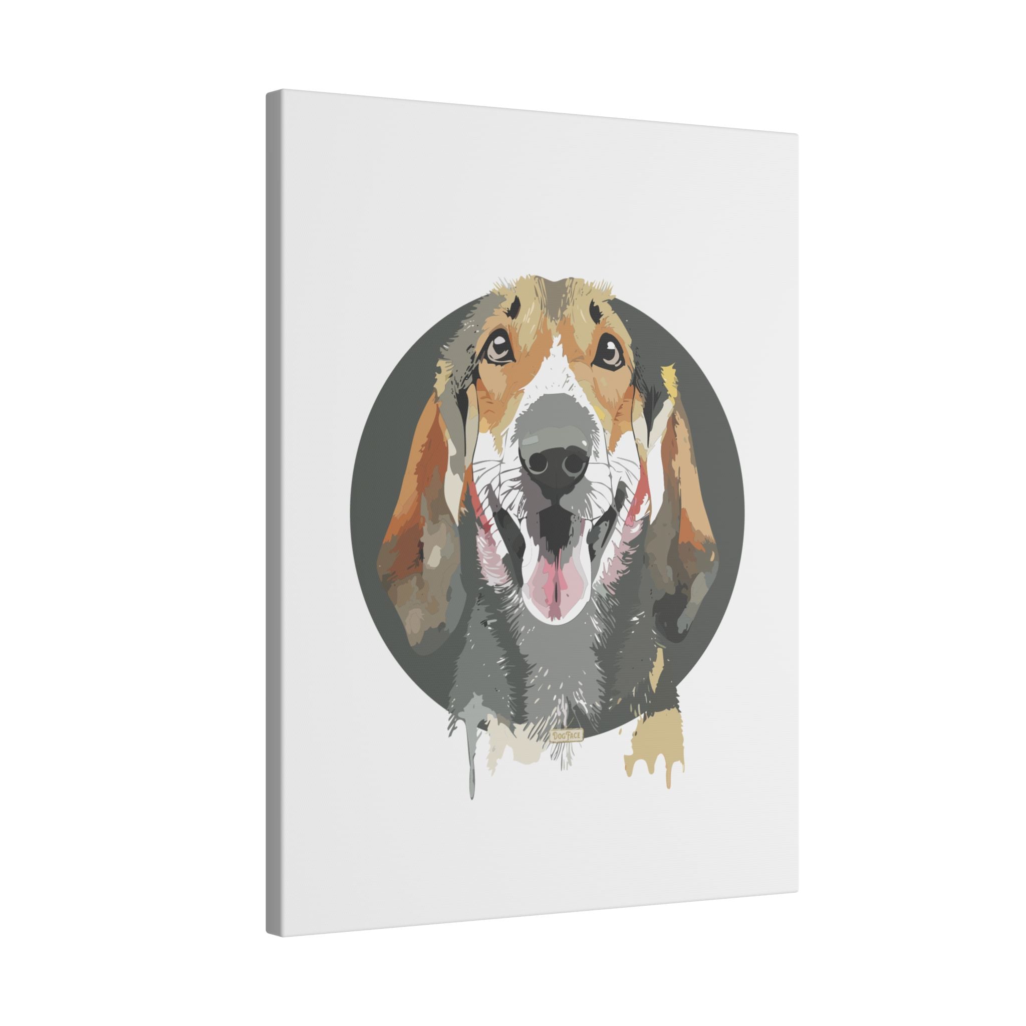 Bloodhound #1 Giclée Print on Canvas