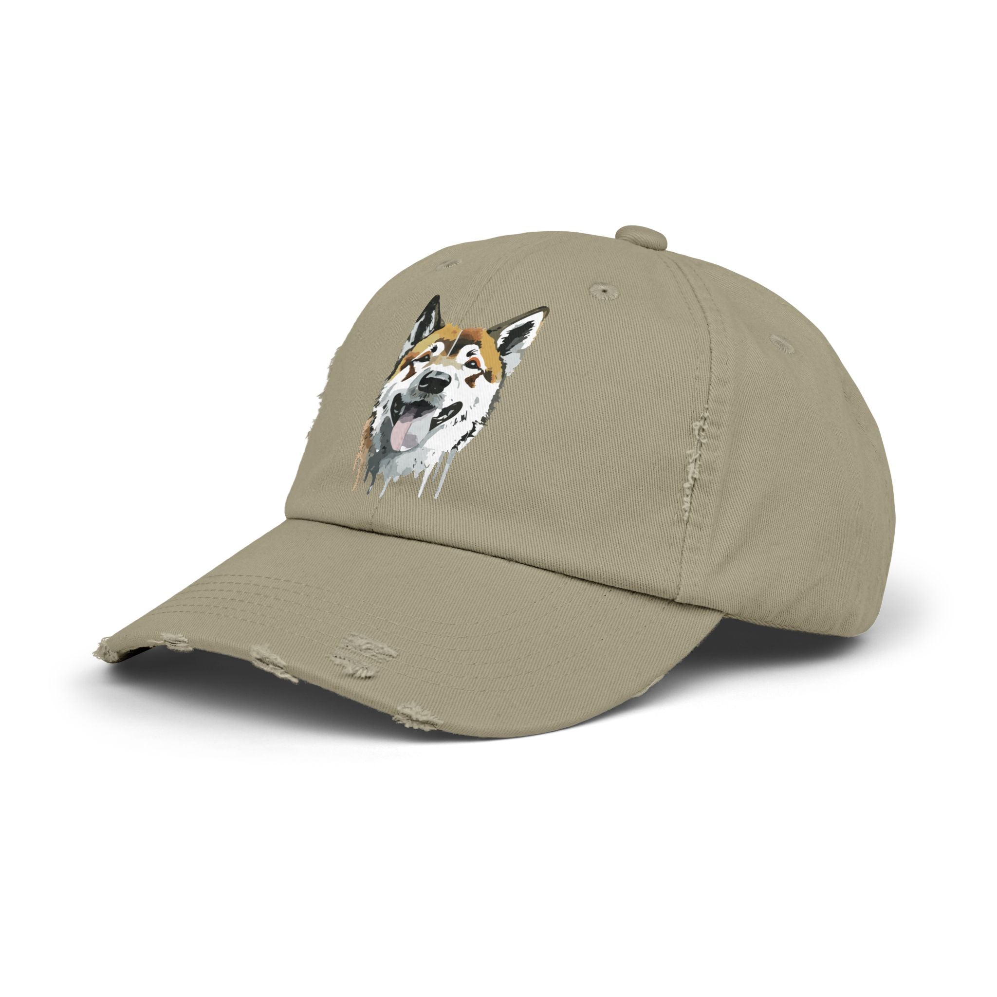 Akita #1 Distressed Cap