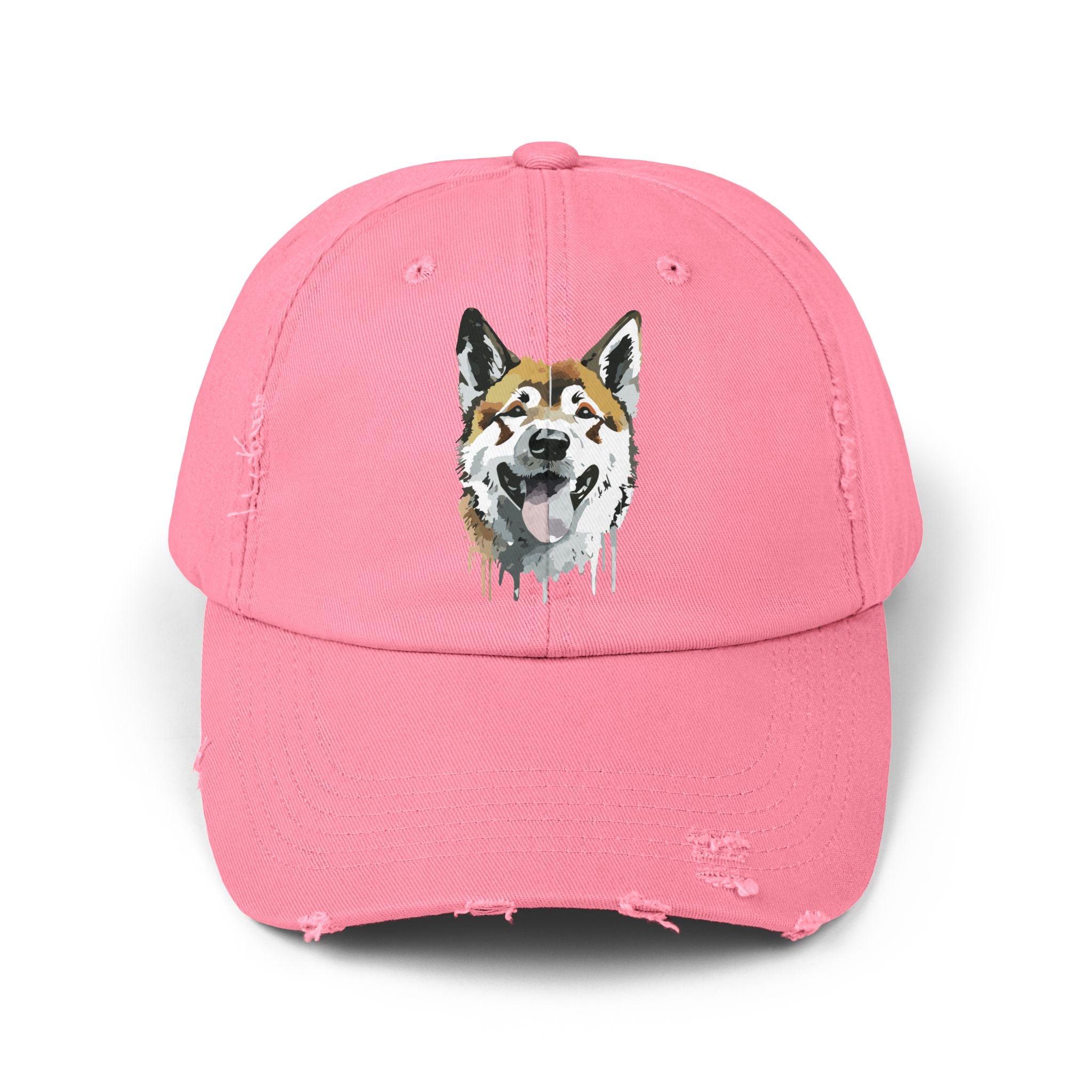 Akita #1 Distressed Cap