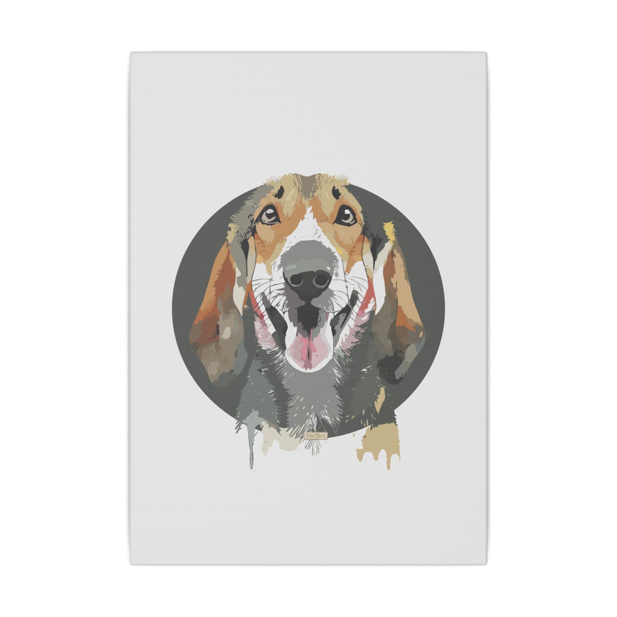 Bloodhound #1 Giclée Print on Canvas