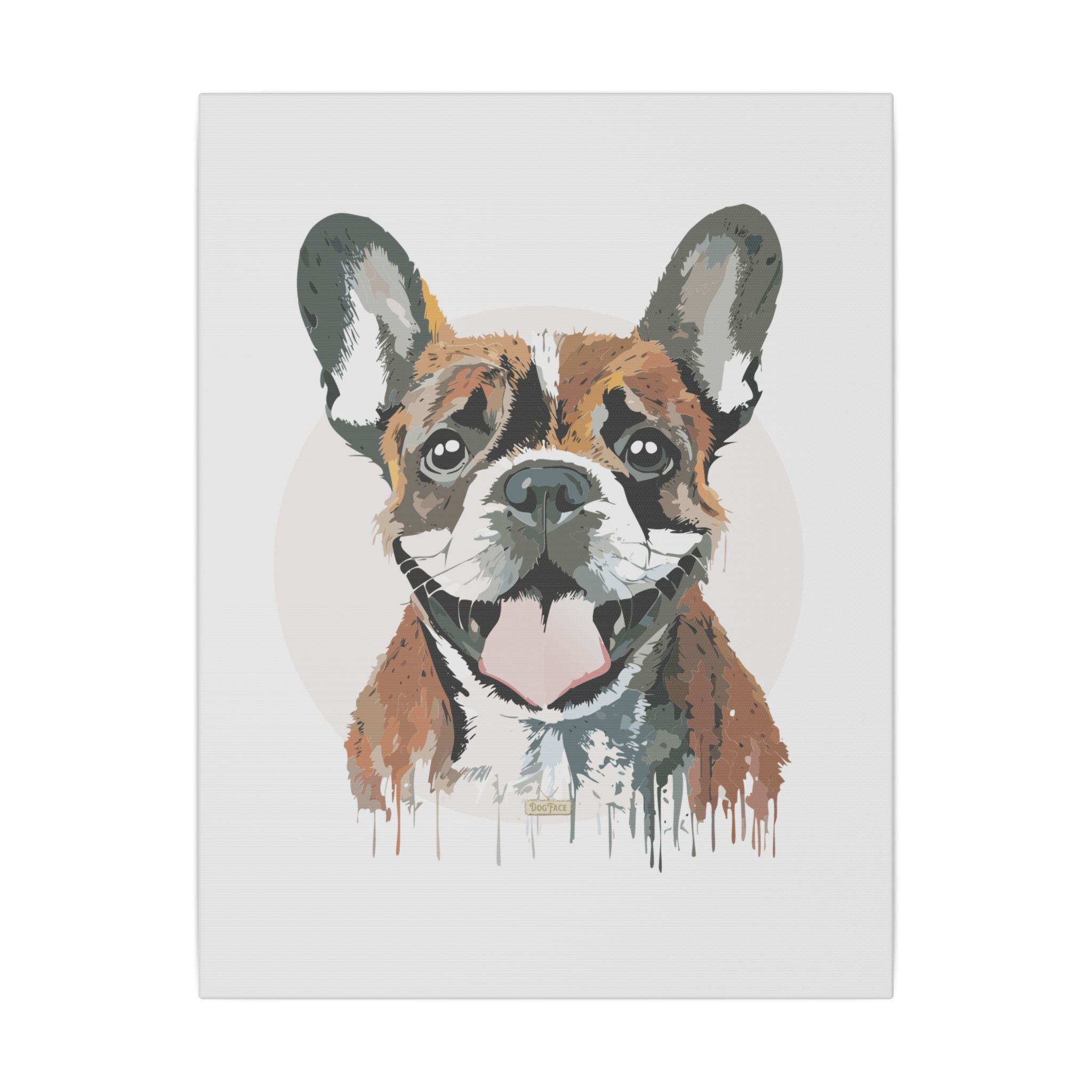 French Bulldog #2 Giclée Print on Canvas