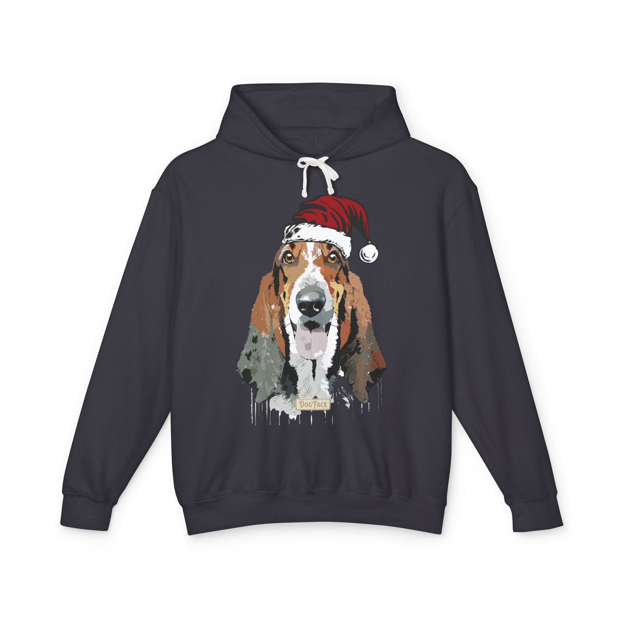 Santa Basset Hound #2 Hoodie