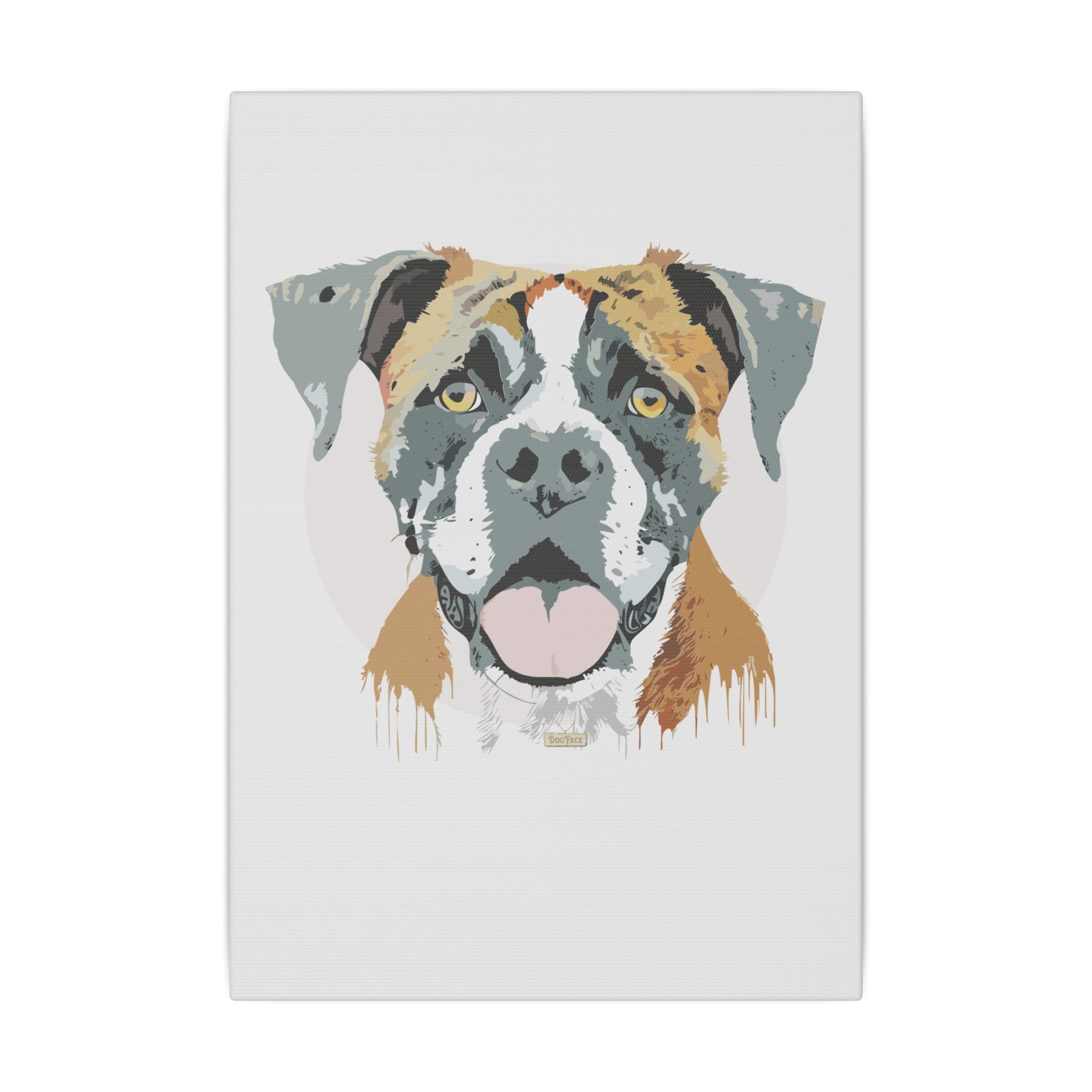 Boxer #2 Giclée Print on Canvas