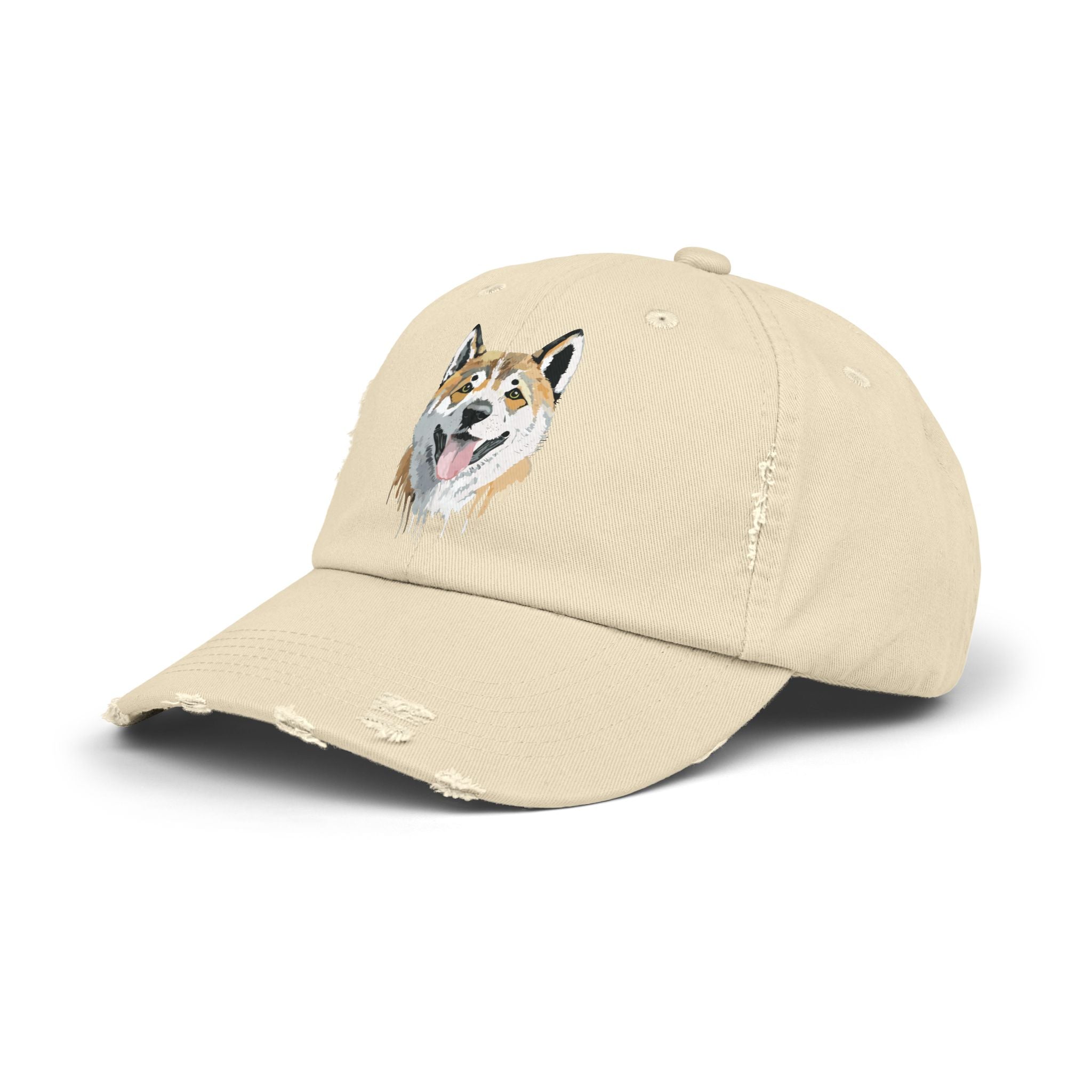 Akita #2 Distressed Cap