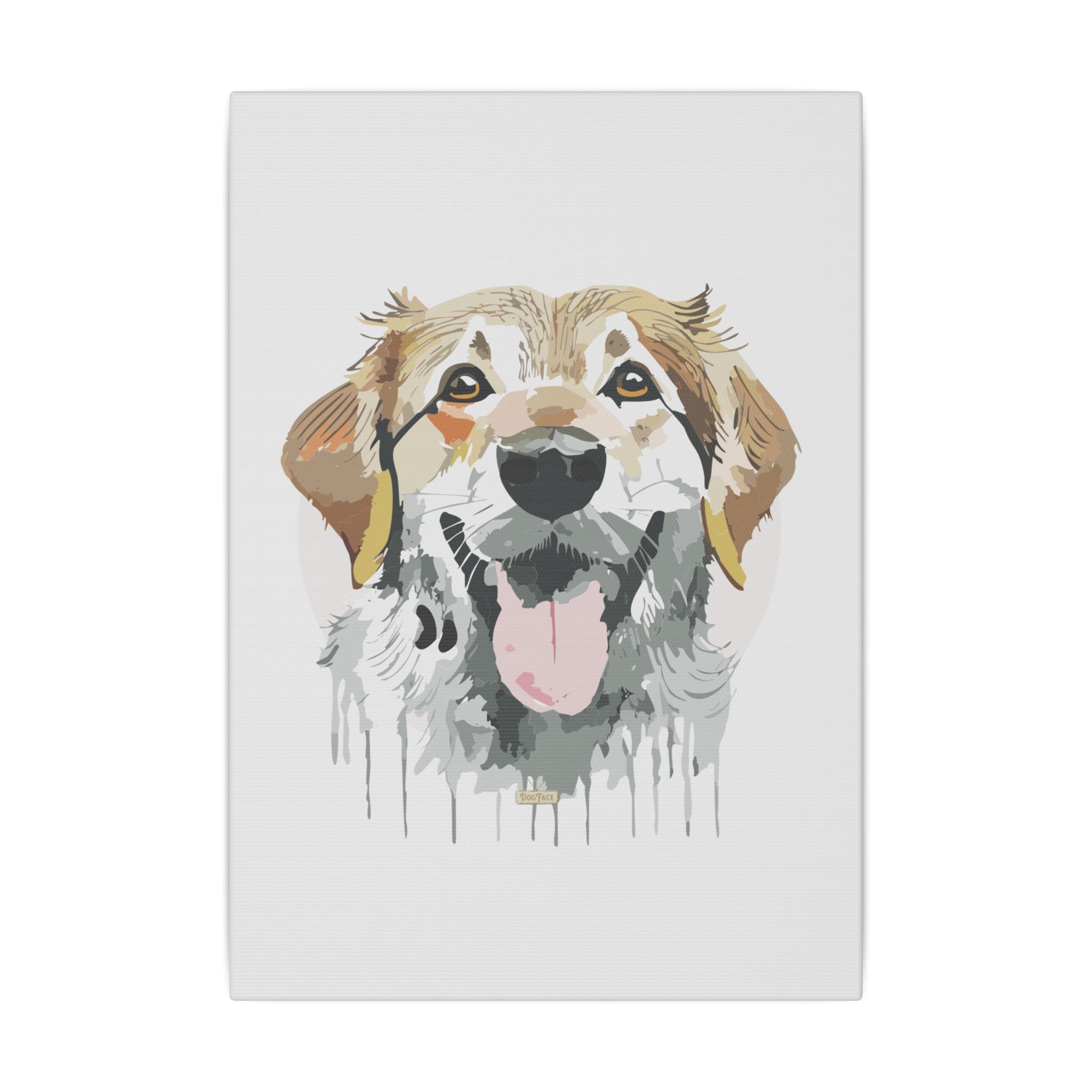 Golden Retriever #2 Giclée Print on Canvas