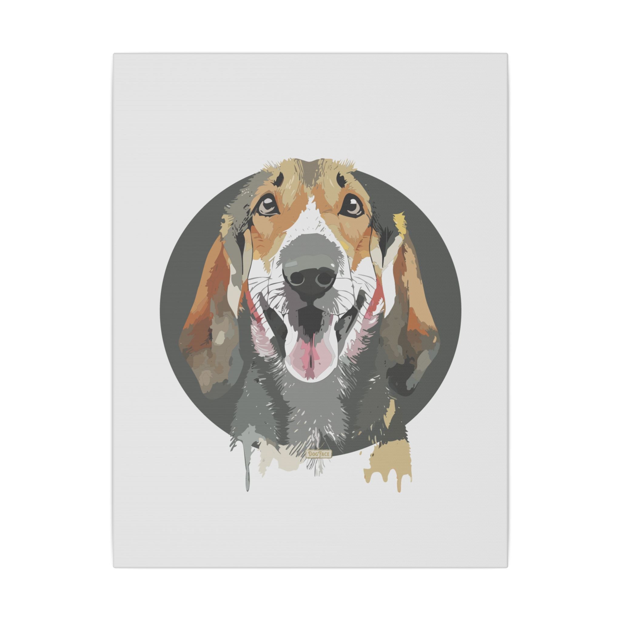 Bloodhound #1 Giclée Print on Canvas