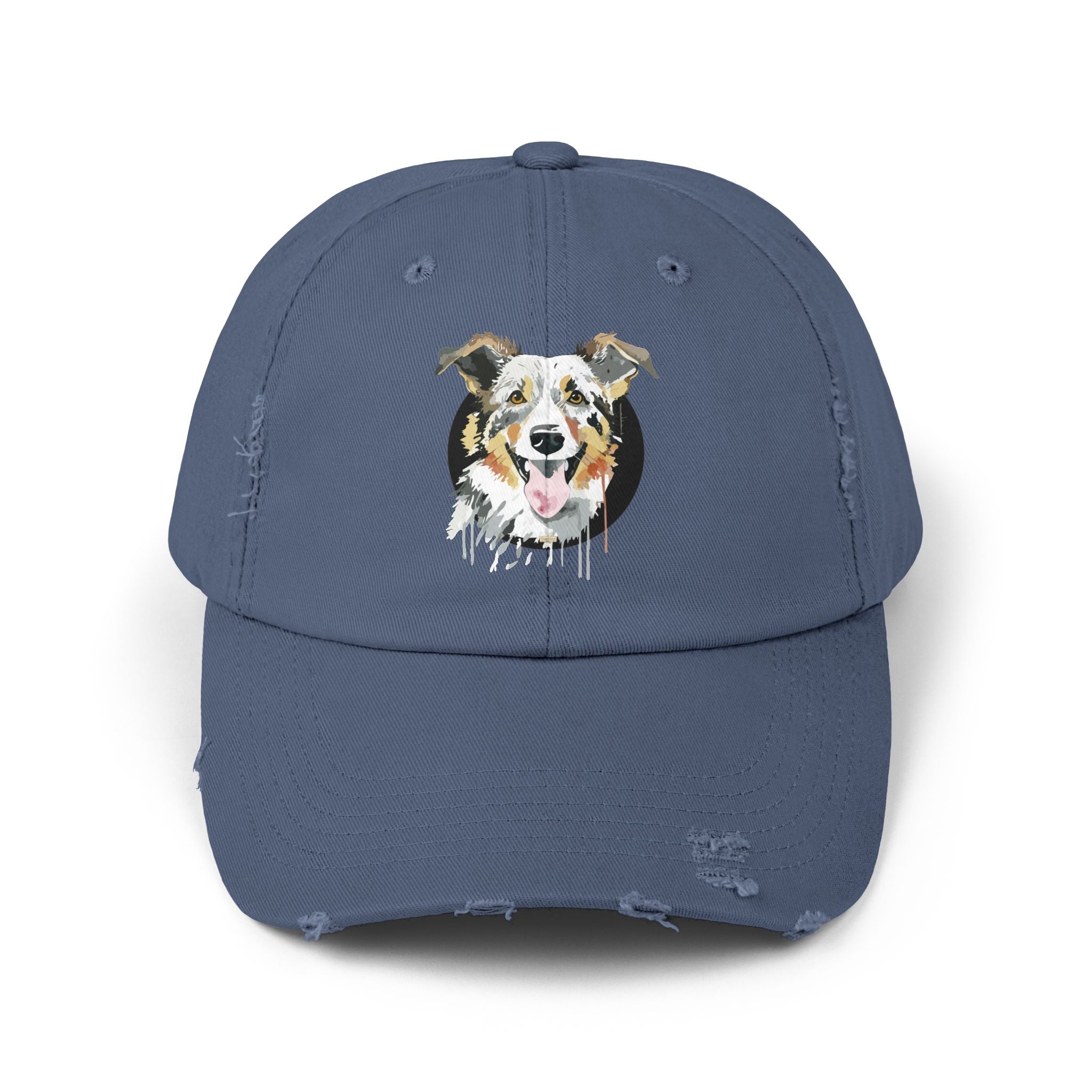 Border Collie #2 Distressed Cap