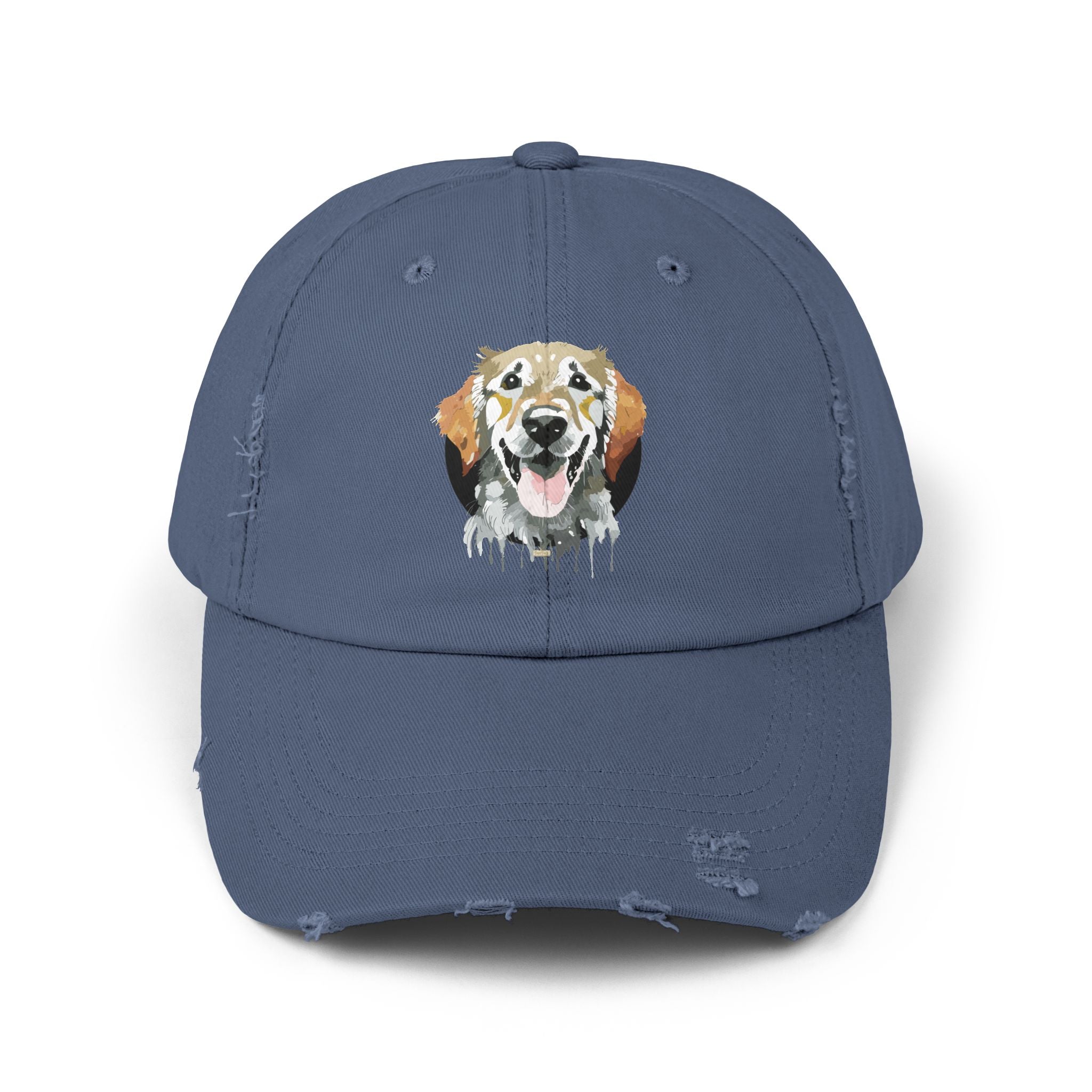 Golden Retriever #1 Distressed Cap