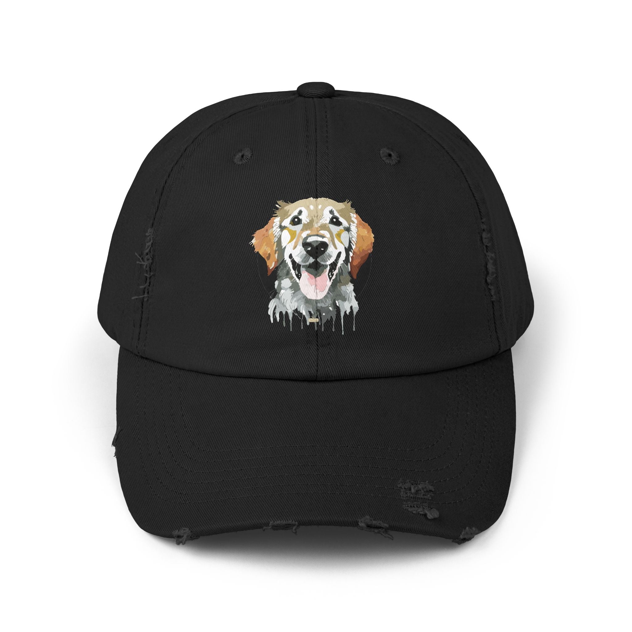 Golden Retriever #1 Distressed Cap