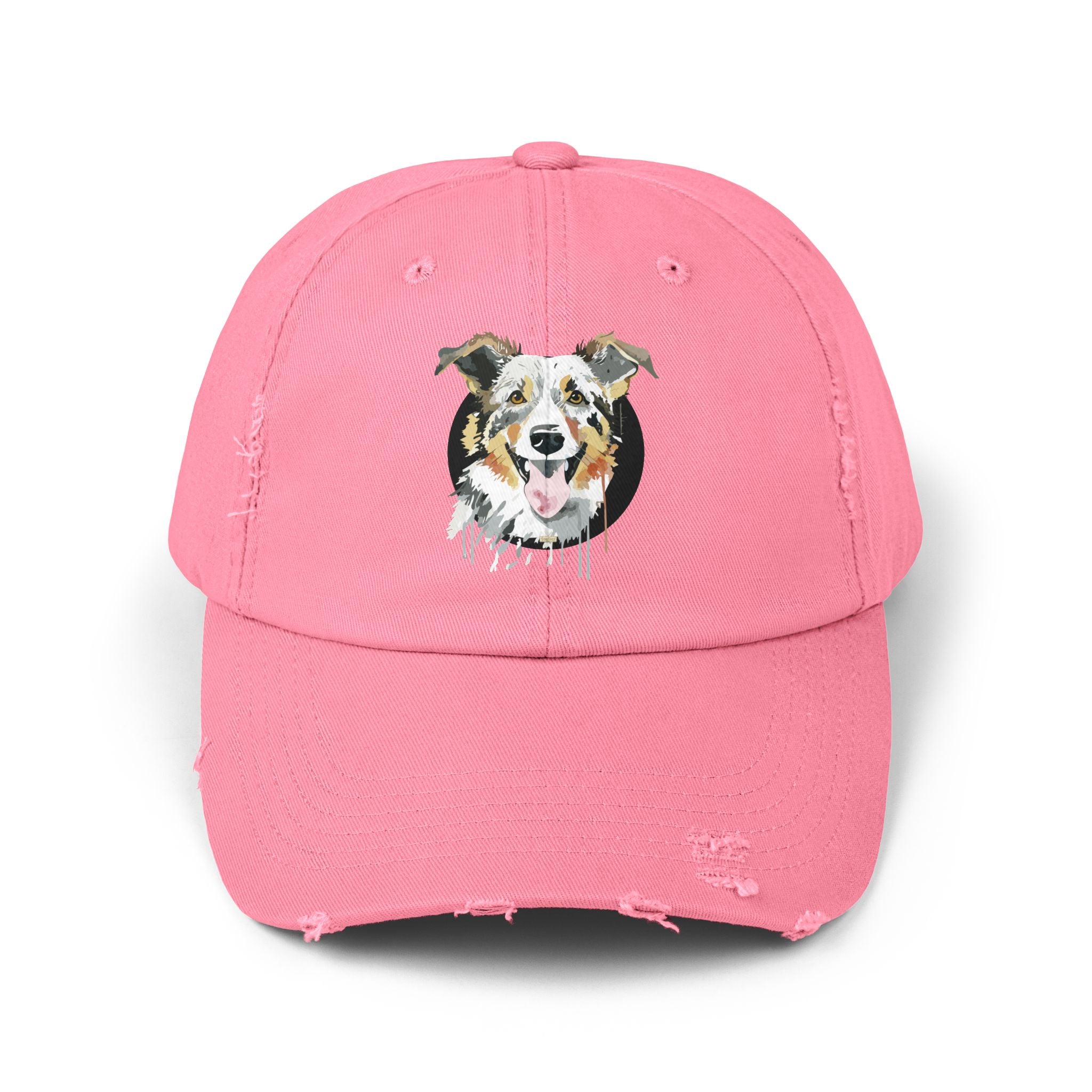 Border Collie #2 Distressed Cap