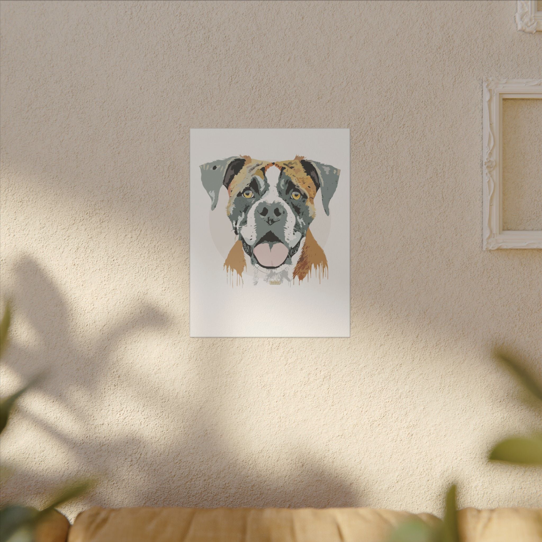 Boxer #2 Giclée Print on Canvas