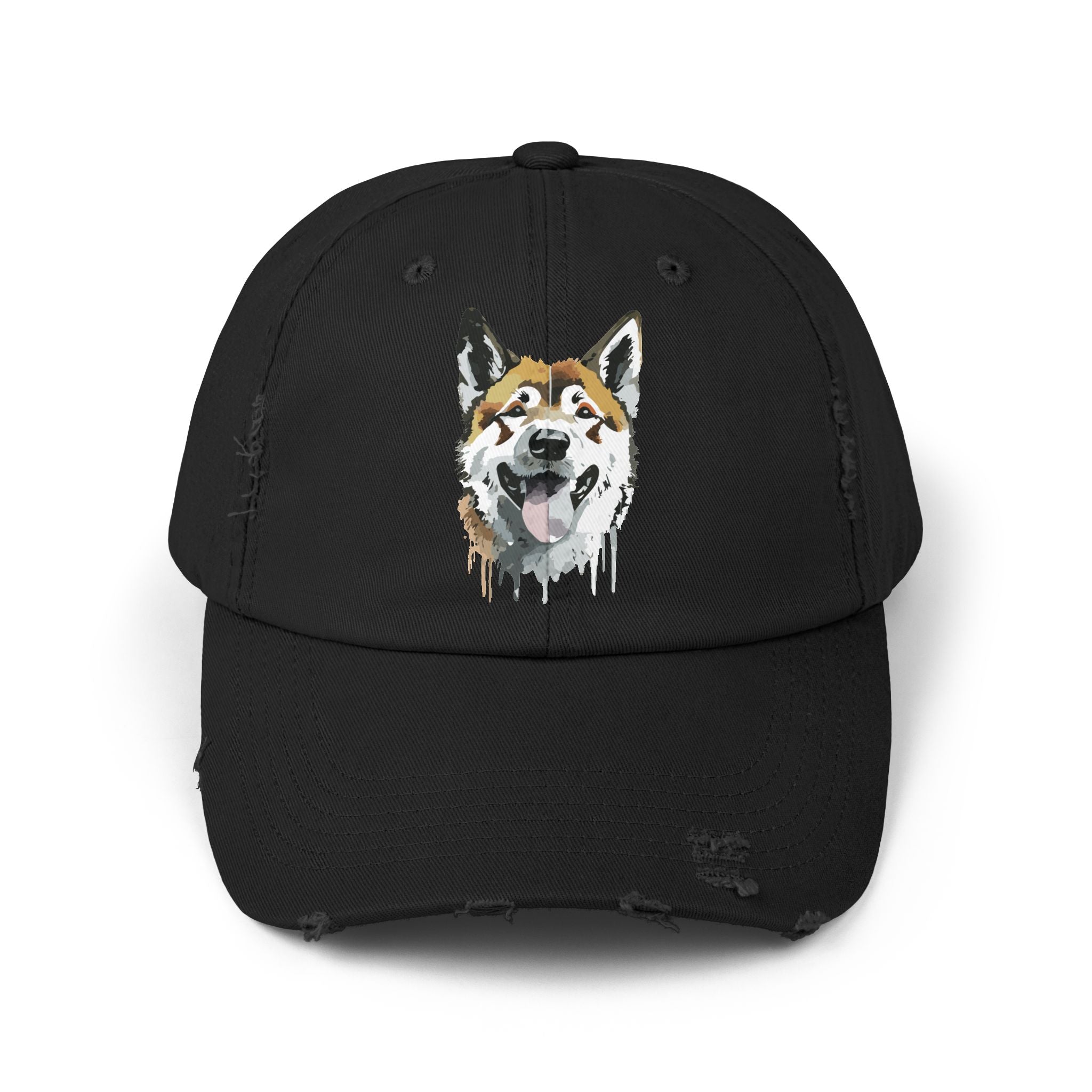 Akita #1 Distressed Cap