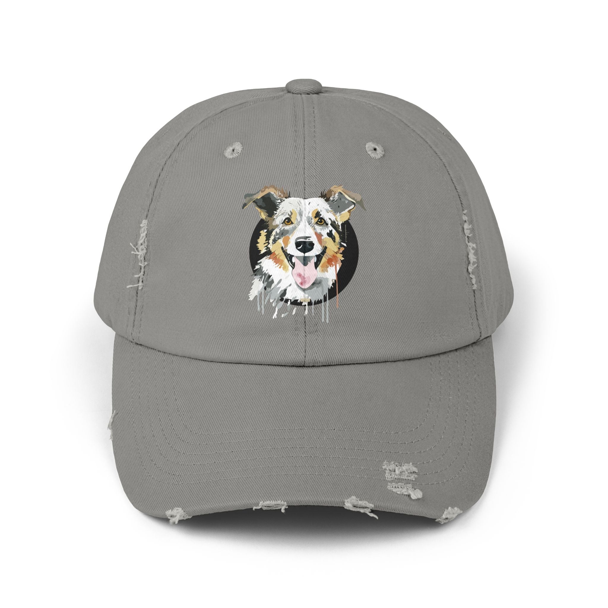 Border Collie #2 Distressed Cap