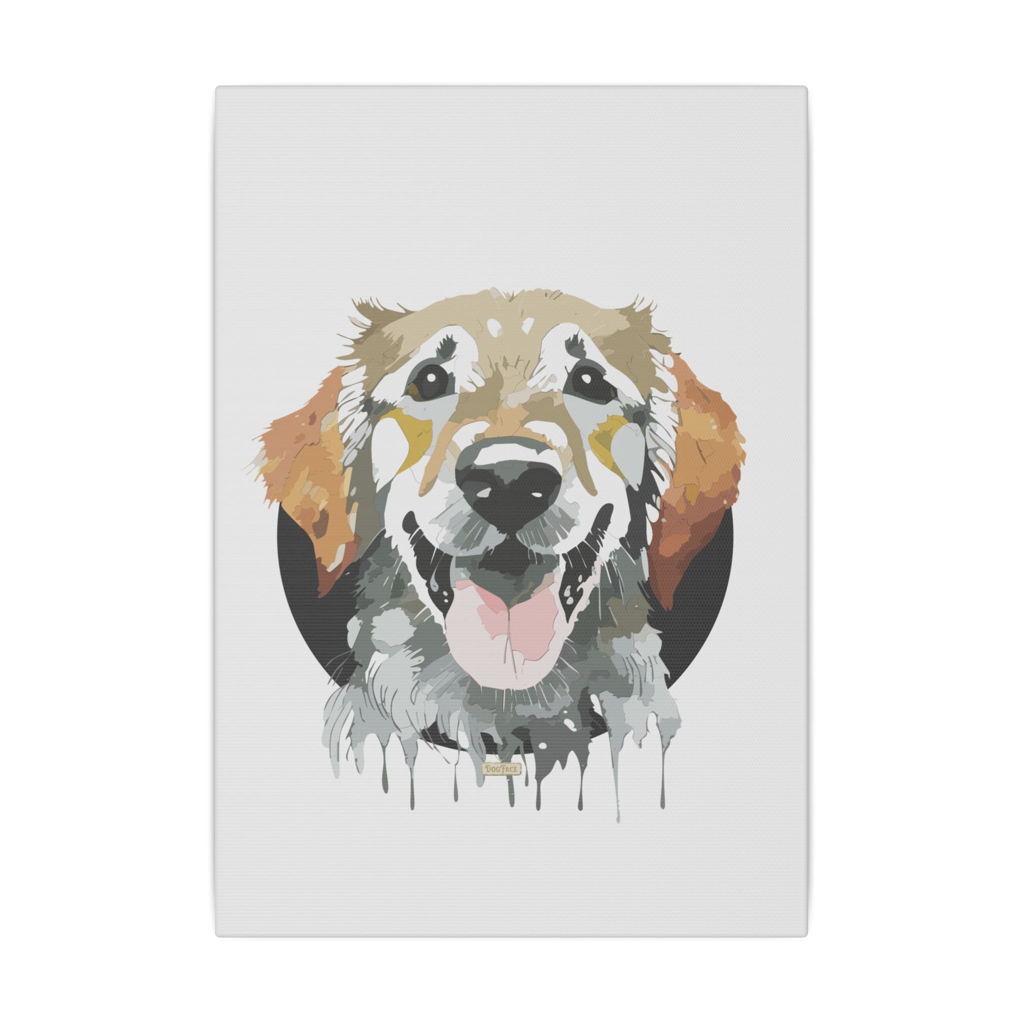 Golden Retriever #1 Giclée Print on Canvas