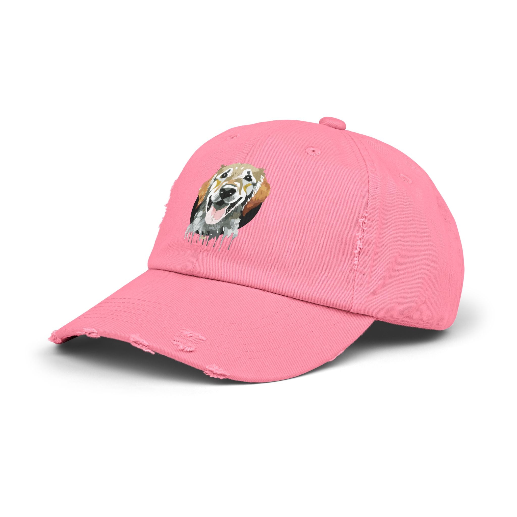 Golden Retriever #1 Distressed Cap