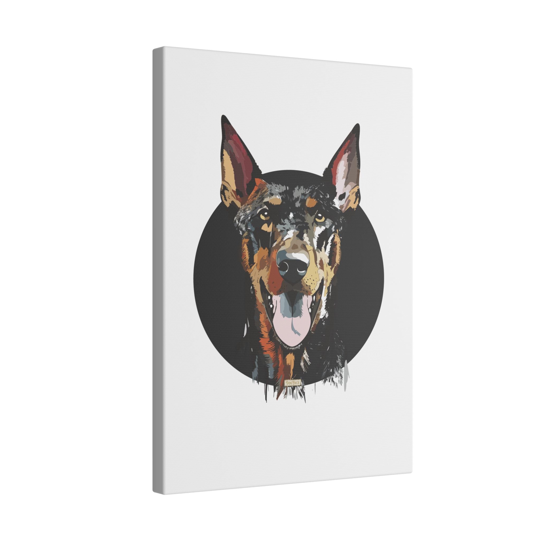 Doberman Pinscher #2 Giclée Print on Canvas