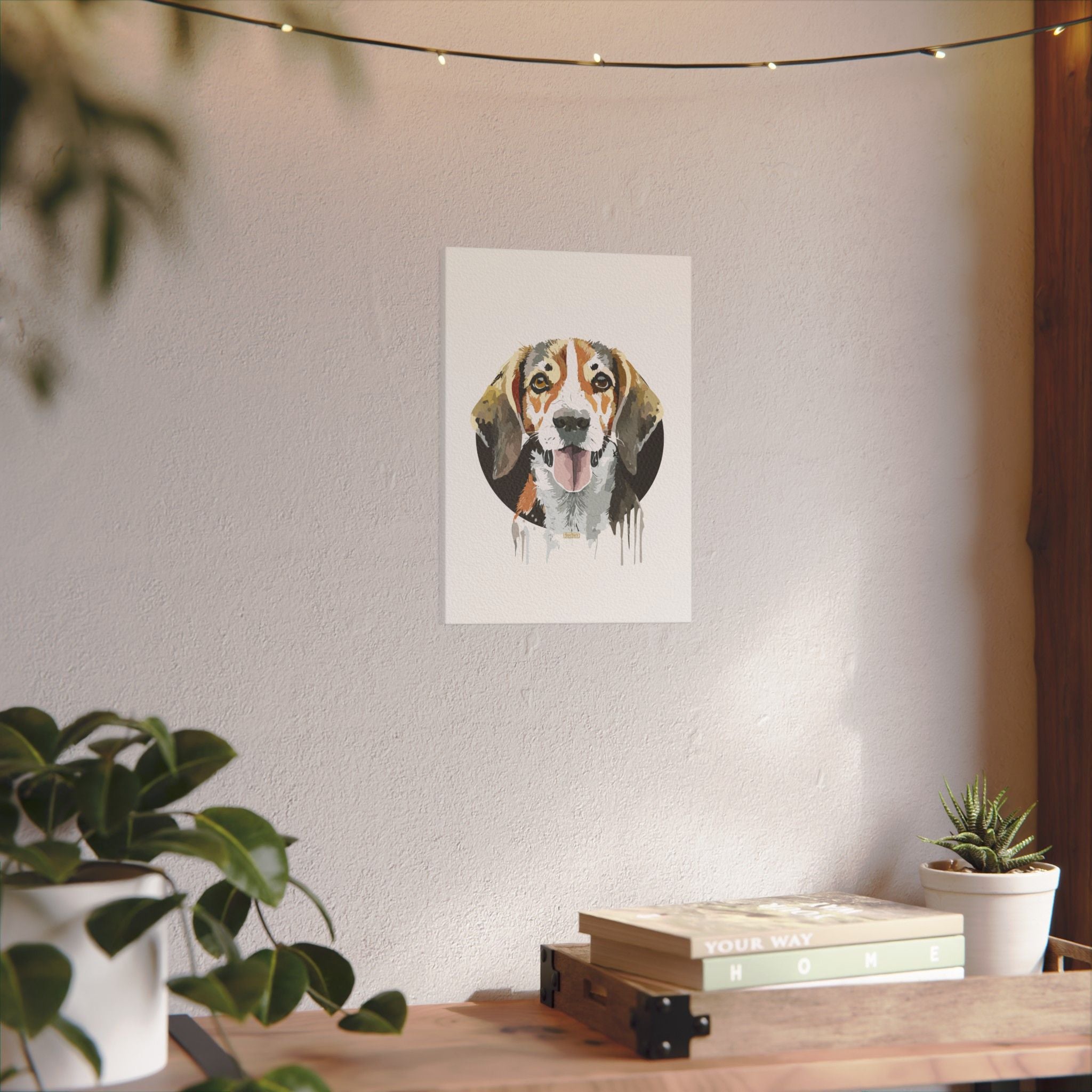 Beagle #1 Giclée Print on Canvas