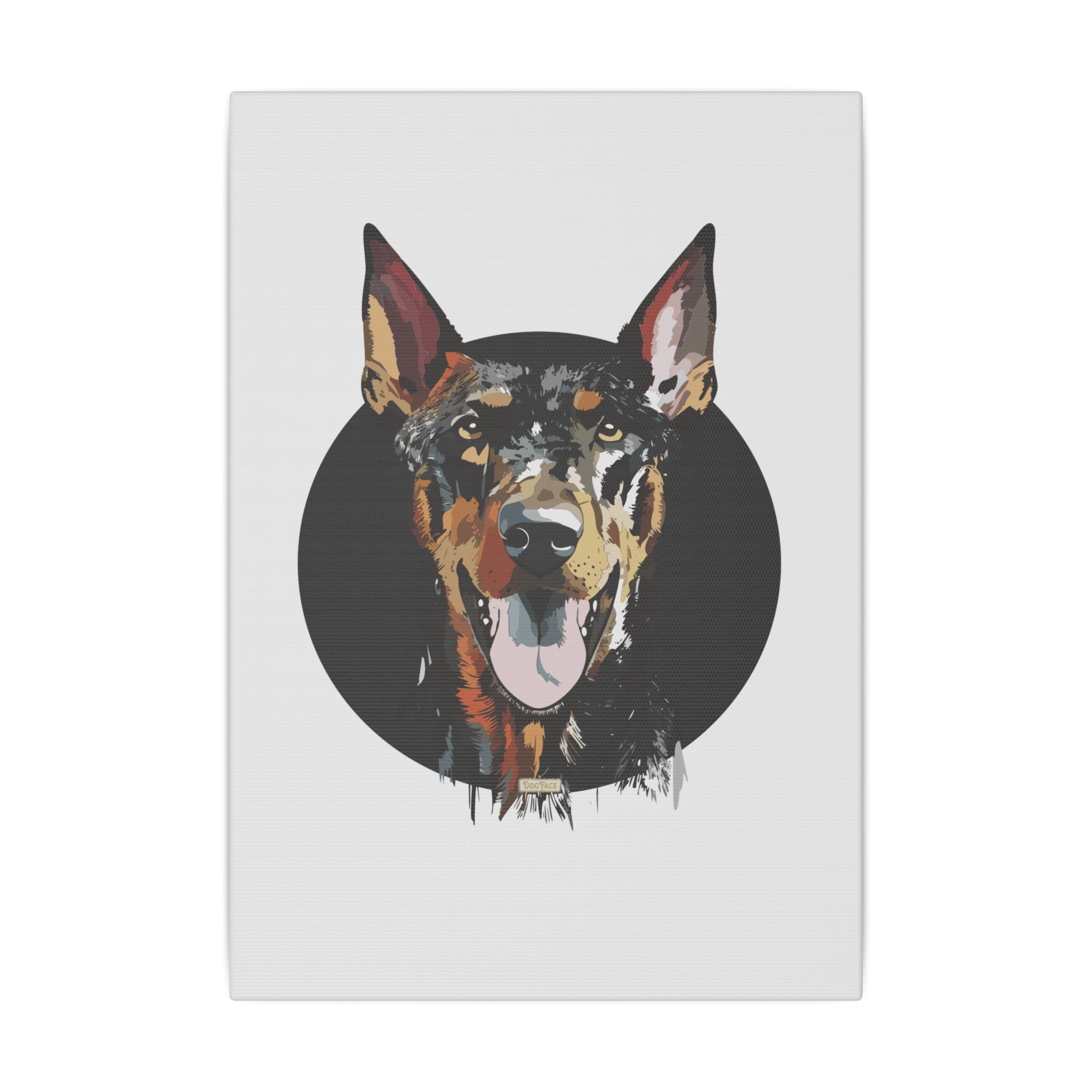 Doberman Pinscher #2 Giclée Print on Canvas