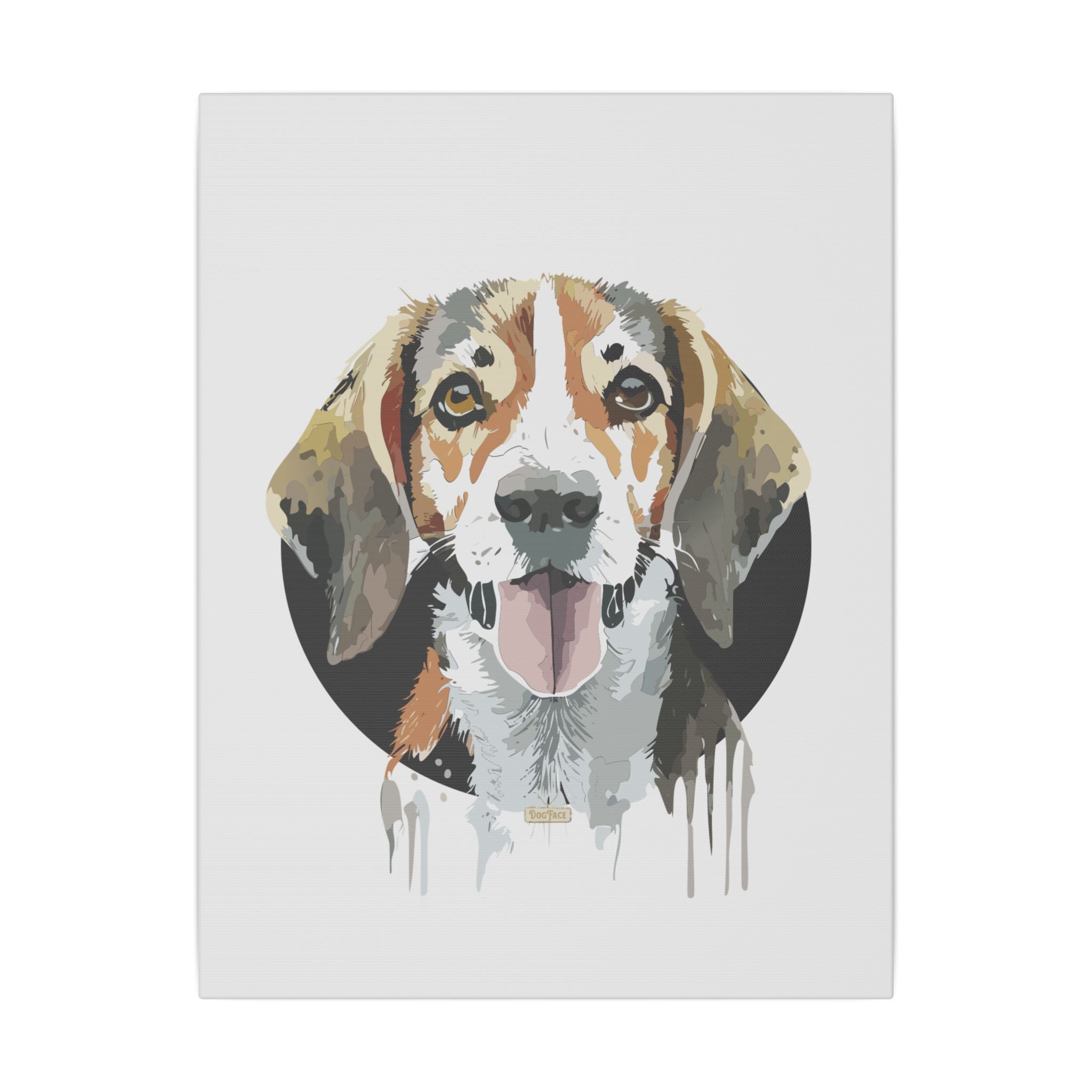 Beagle #1 Giclée Print on Canvas