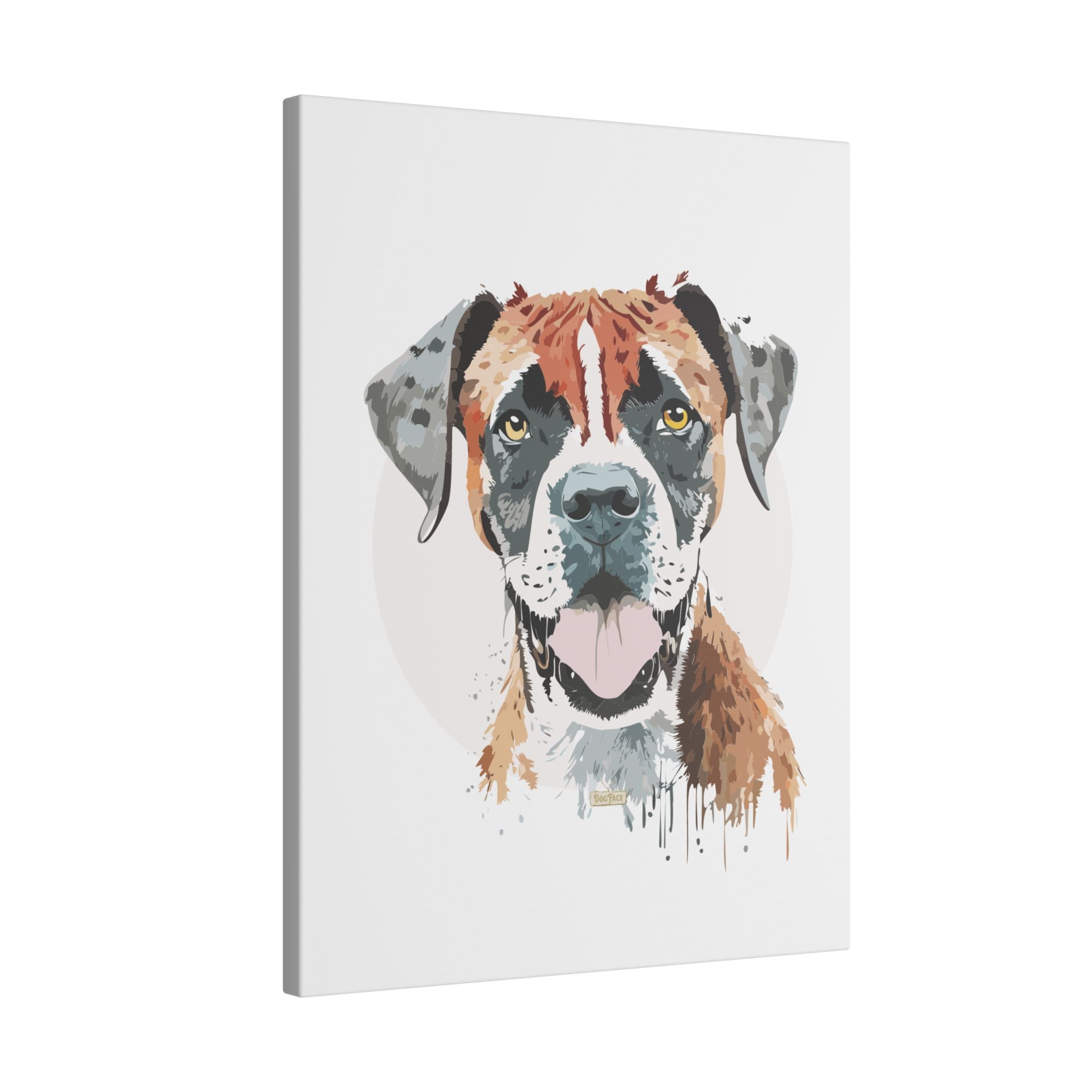 Boxer #1 Giclée Print on Canvas