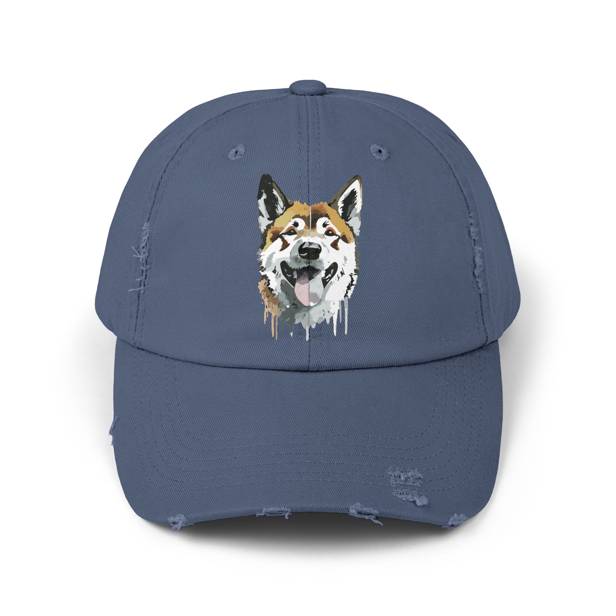 Akita #1 Distressed Cap