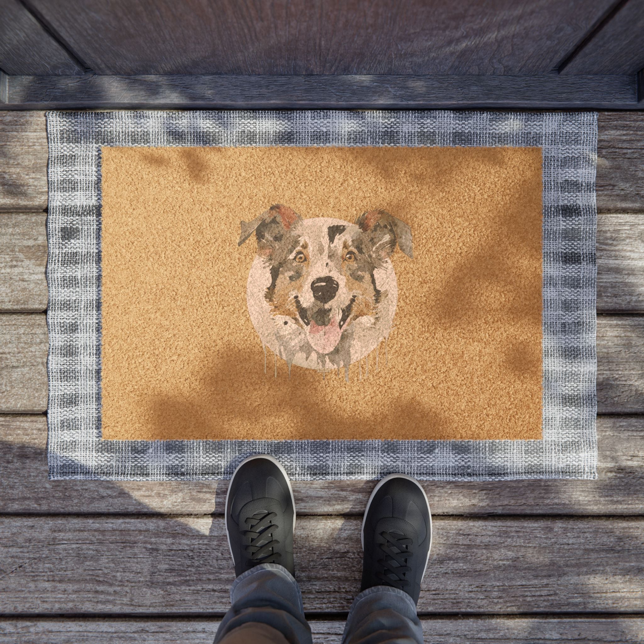 Border Collie #1 Doormat