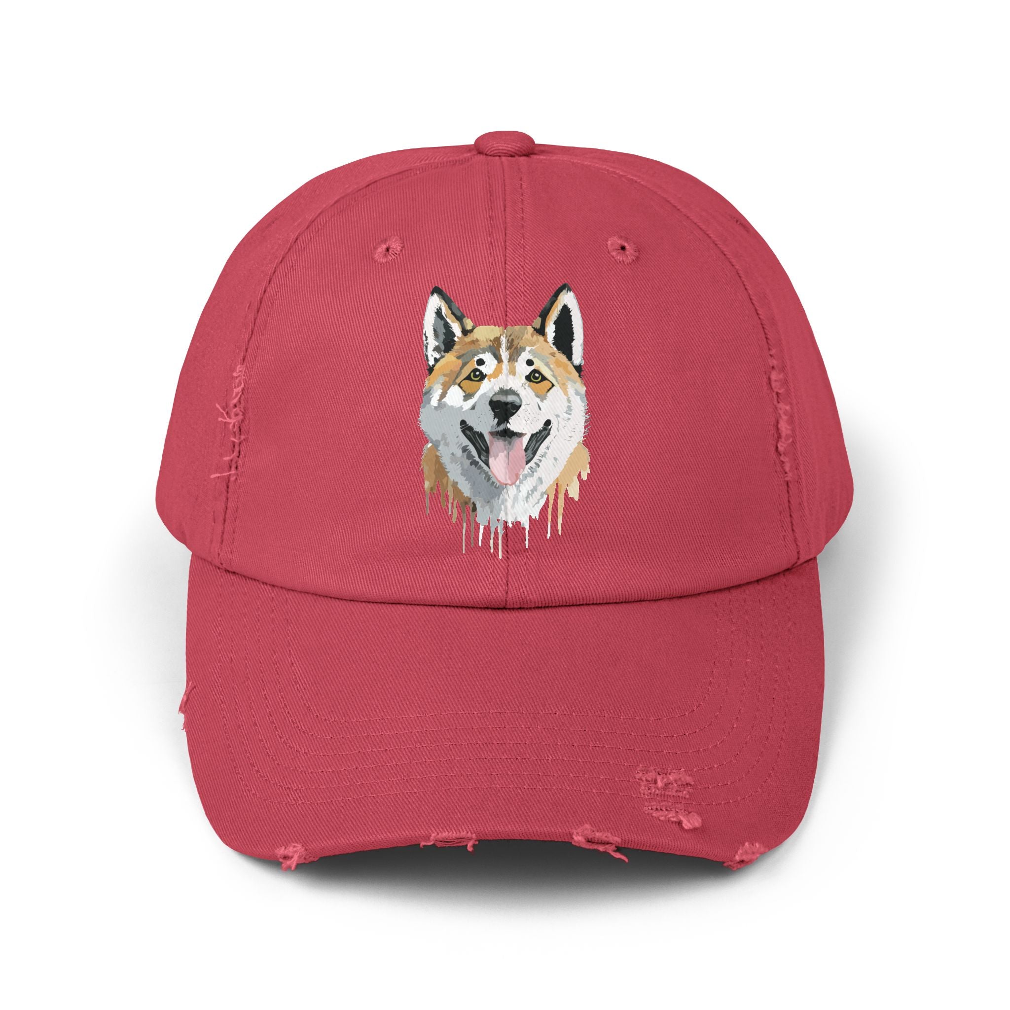 Akita #2 Distressed Cap