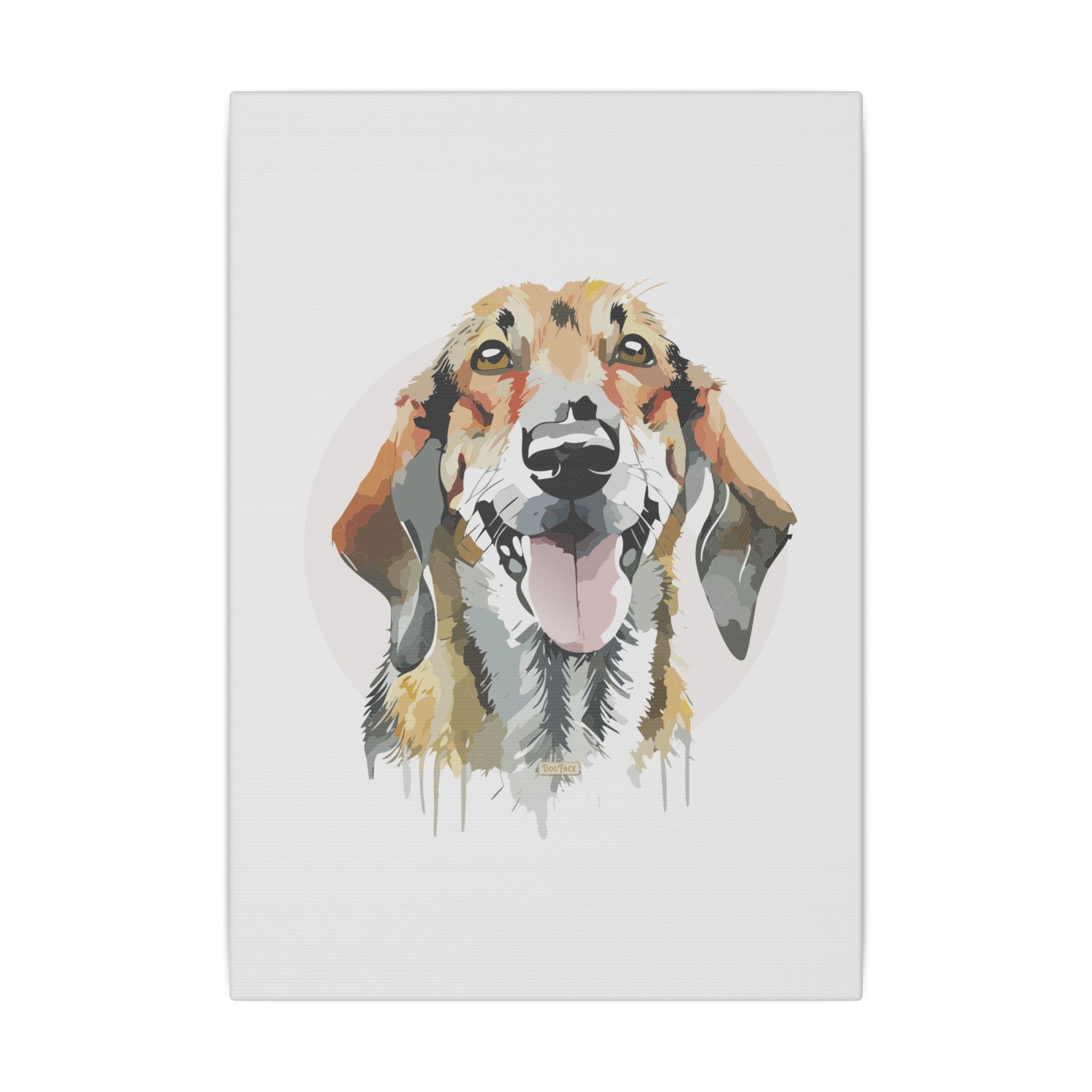 Bloodhound #2 Giclée Print on Canvas