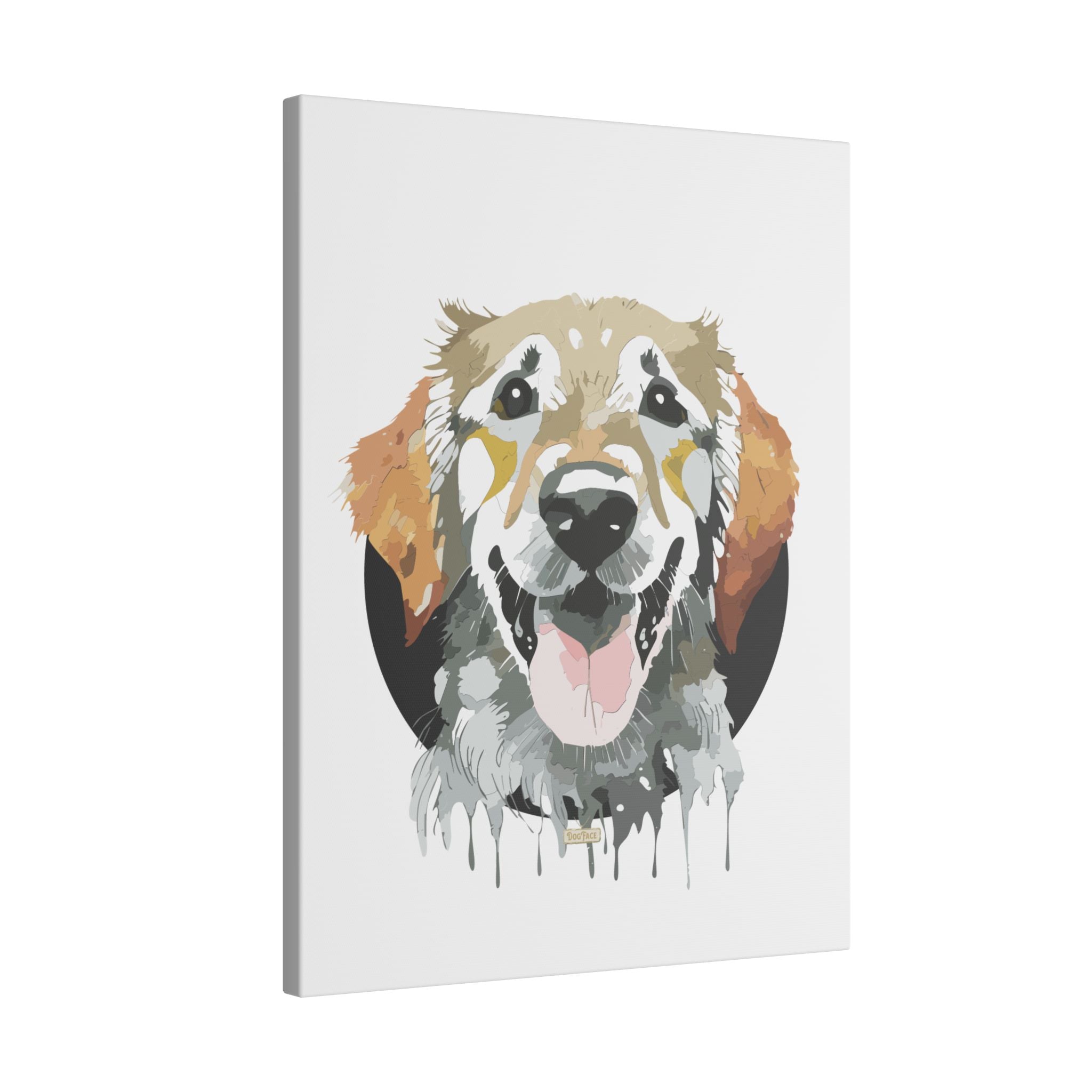 Golden Retriever #1 Giclée Print on Canvas